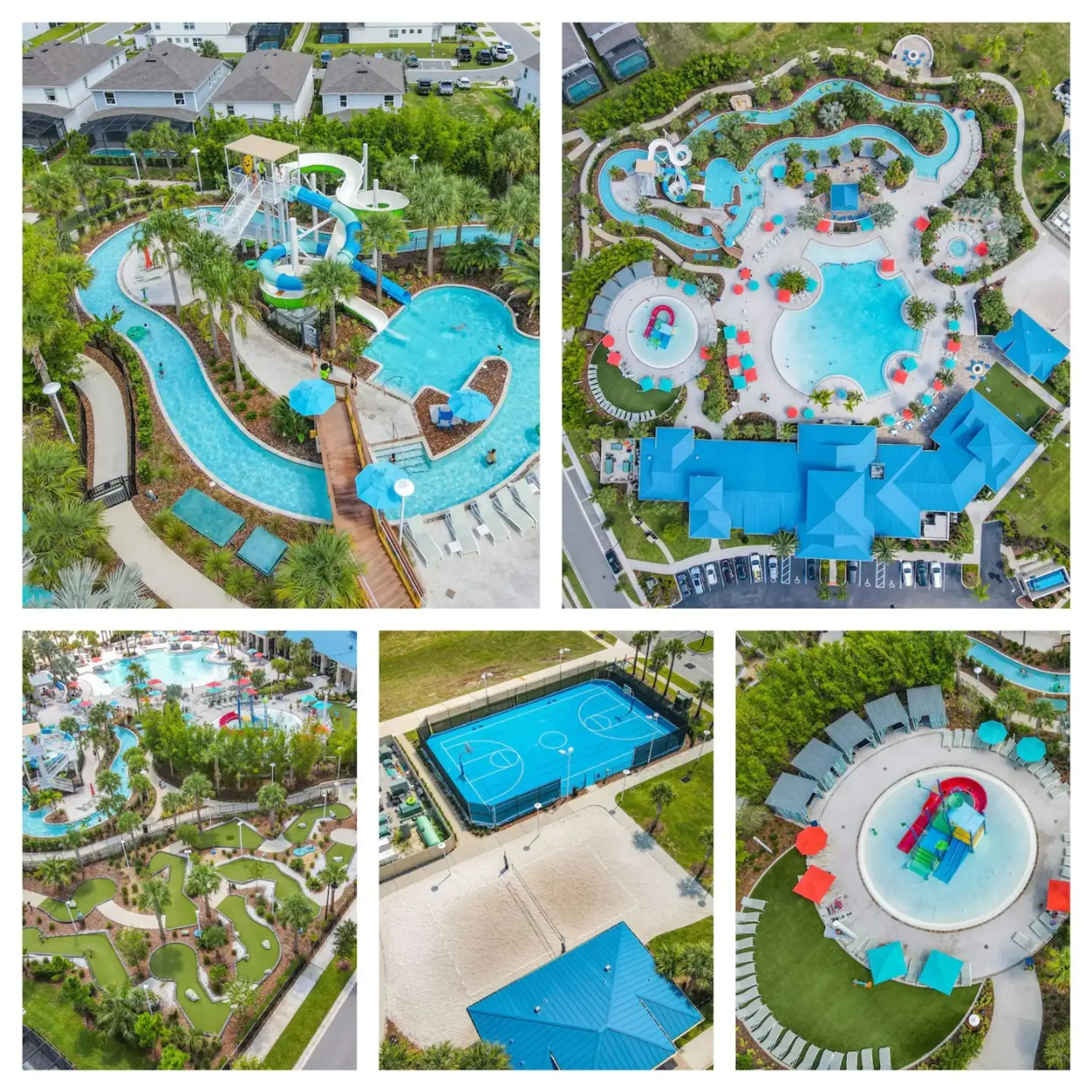 Enjoy access to the resort-style lazy river, sparkling pools, splash pad, basketball court, and relaxing lounge areas—perfect for guests of all ages.