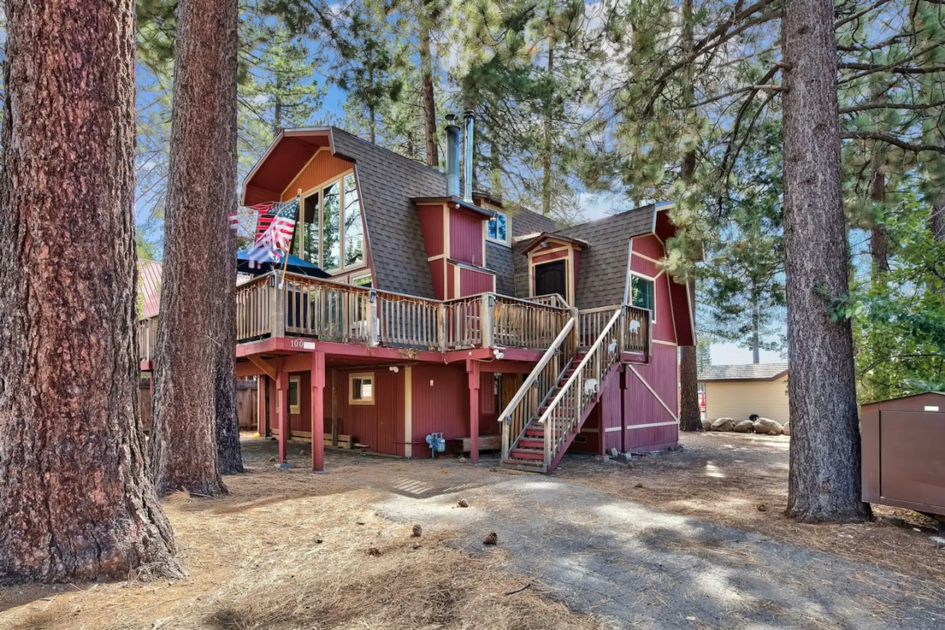 Front view of house