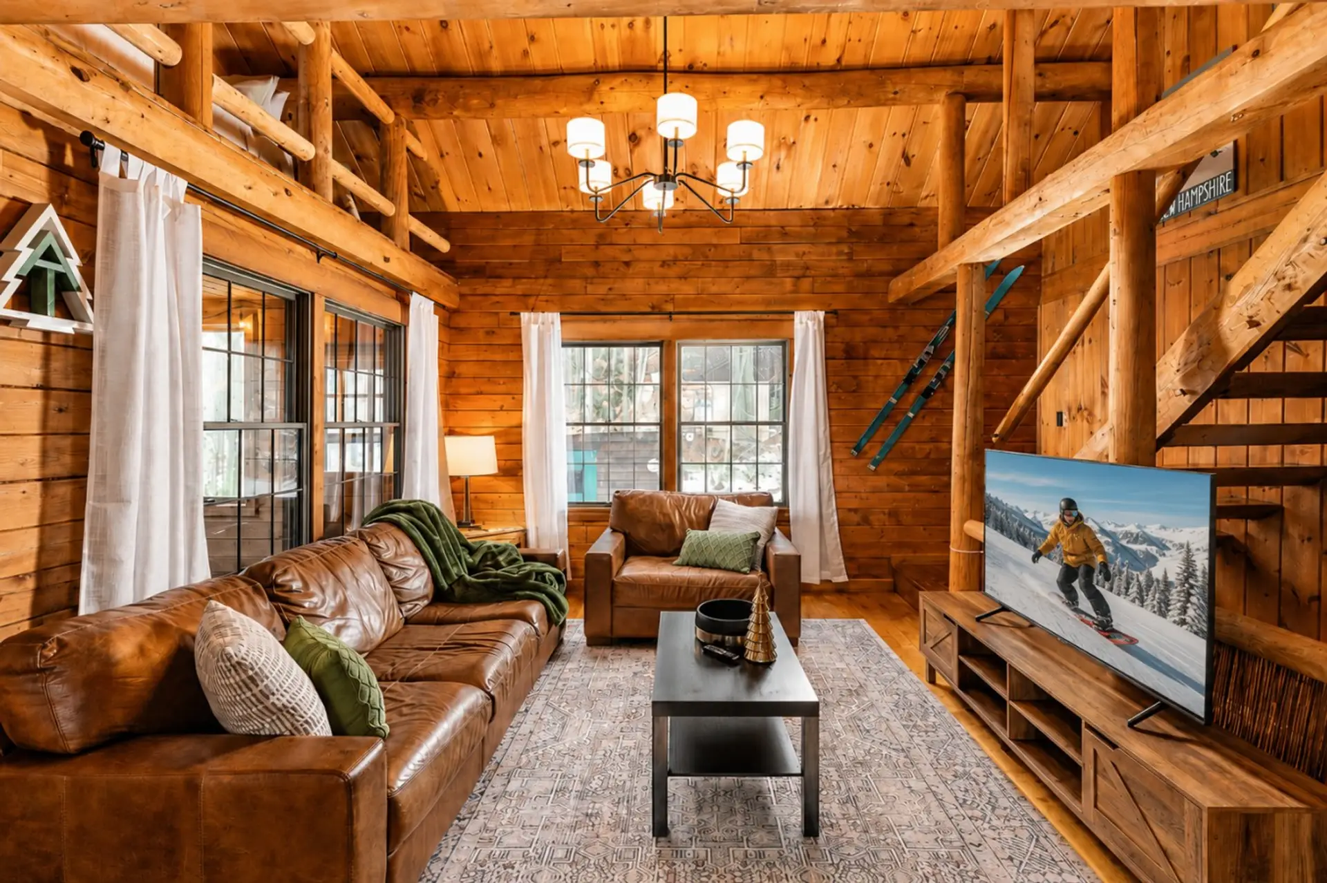 Comfy couches, movie nights, and good times. What more could you ask for?