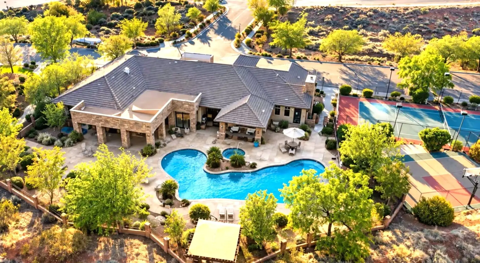 Coral Springs Pool Arial