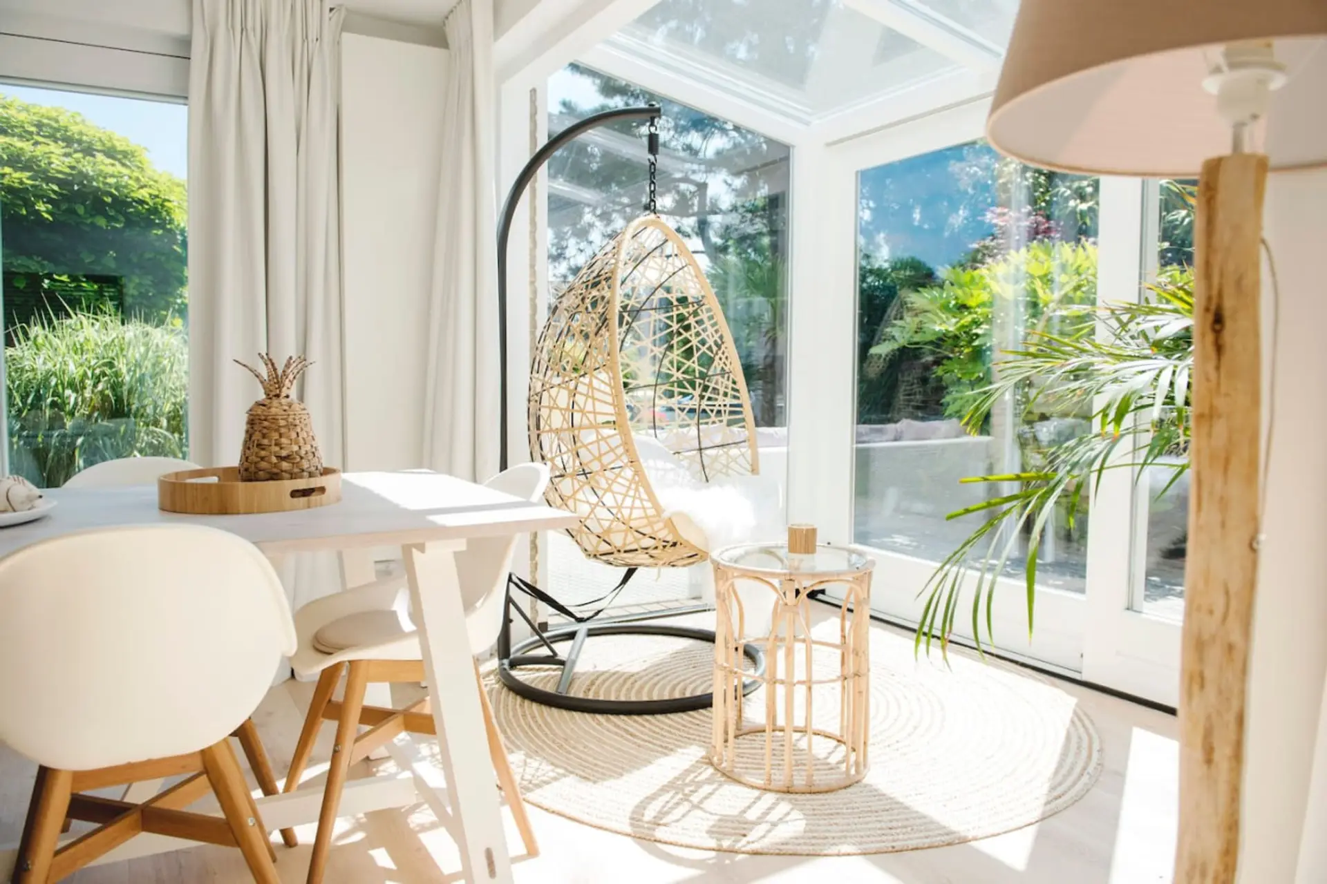 The perfect place to enjoy your coffee in the morning.