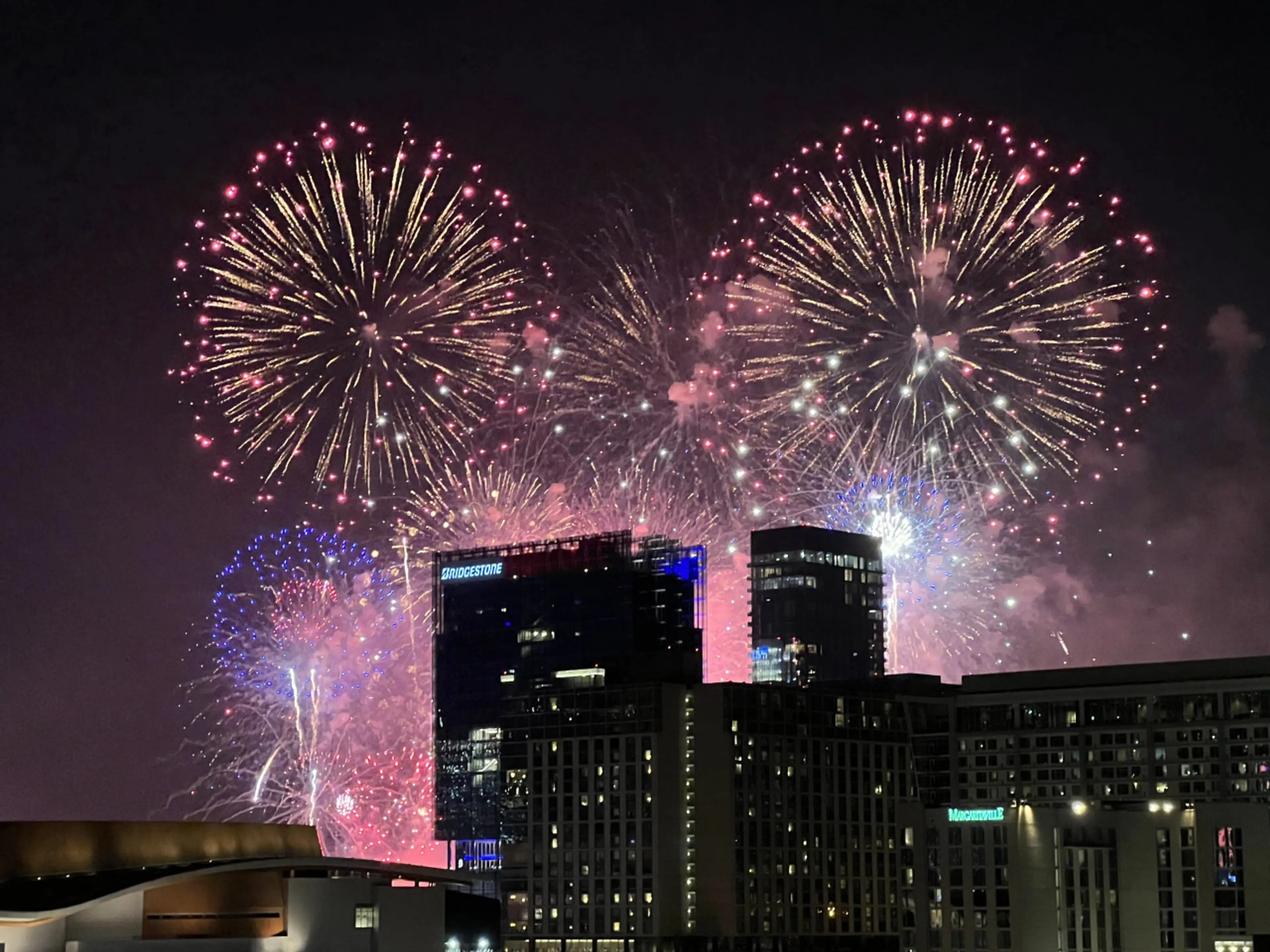 Enjoy 4th of July from the balcony