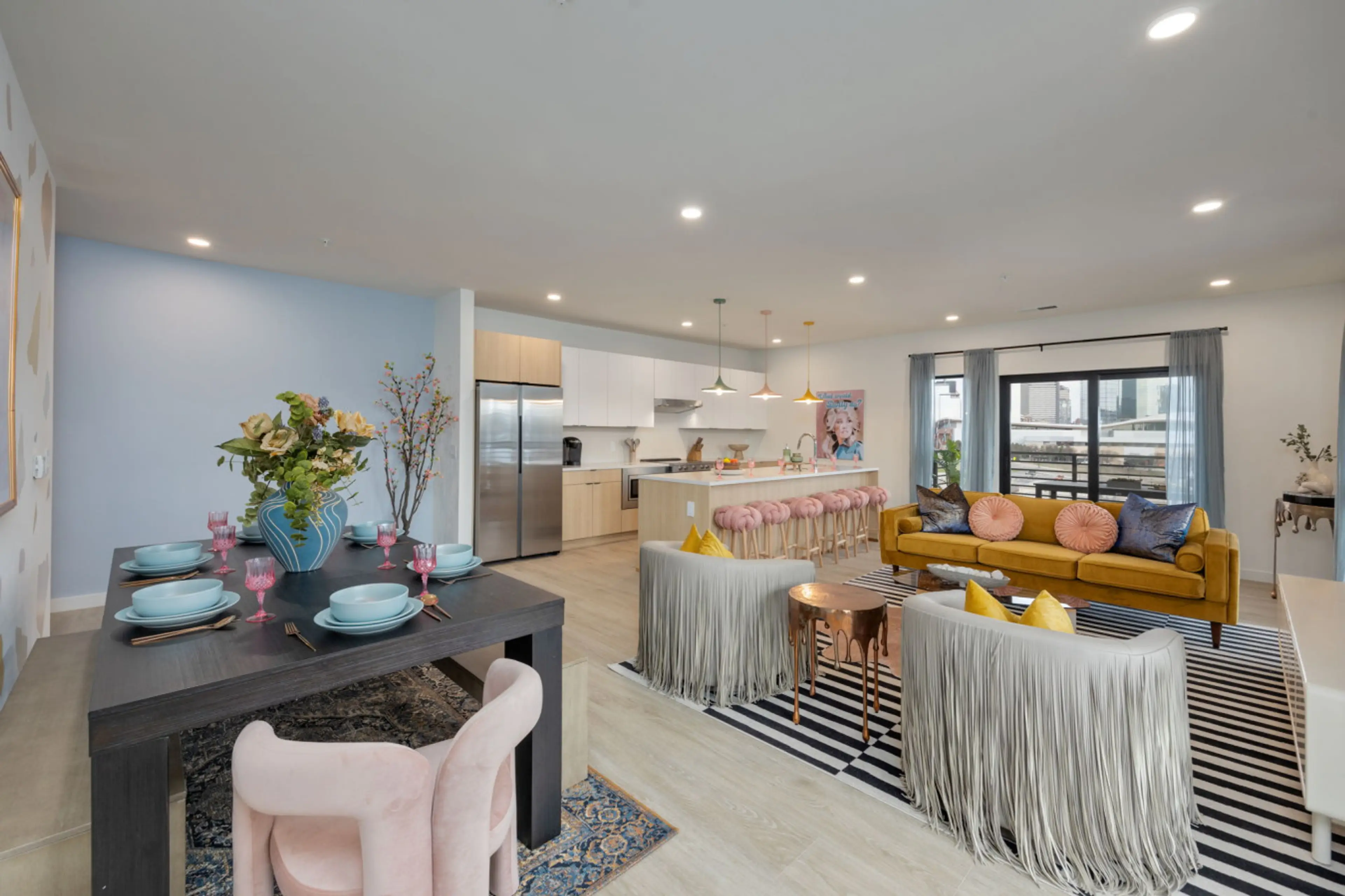 A warm, welcoming space for meals and memories.