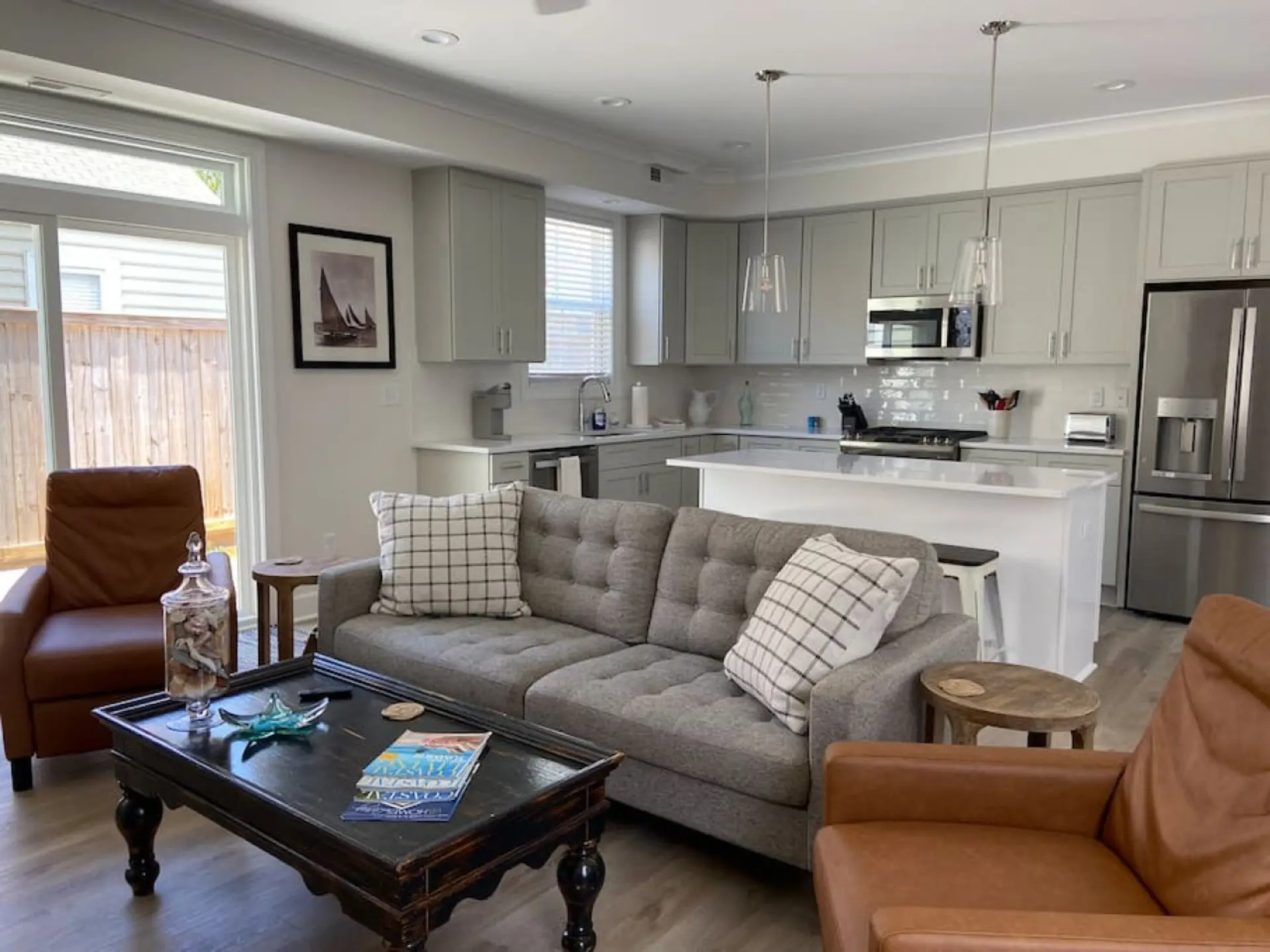 Beach Breeze features open concept living, kitchen and dining!
