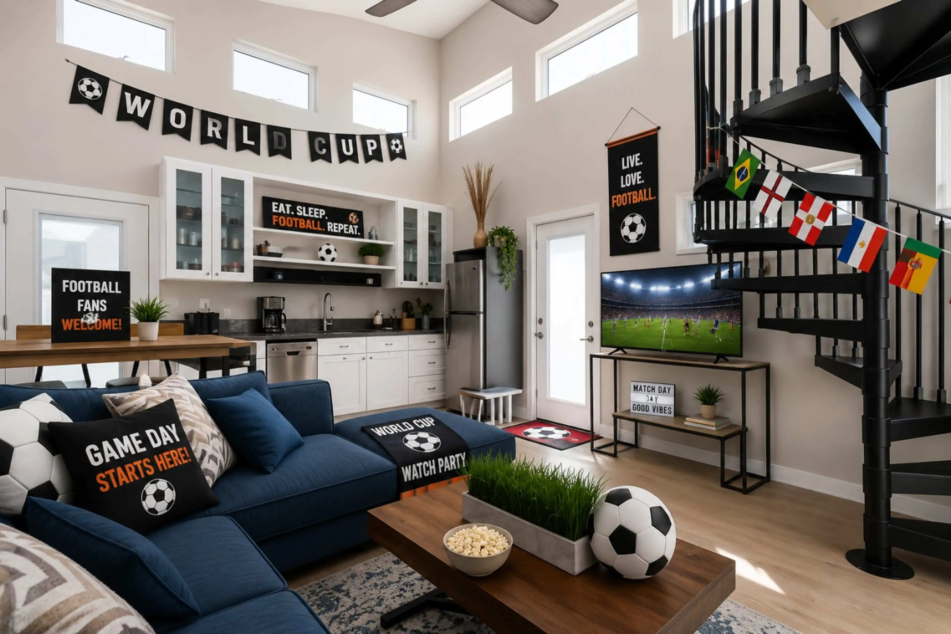 Bright, airy, and ready for your next match-day stay ⚽🏆 Celebrate FIFA World Cup 2026 in style!