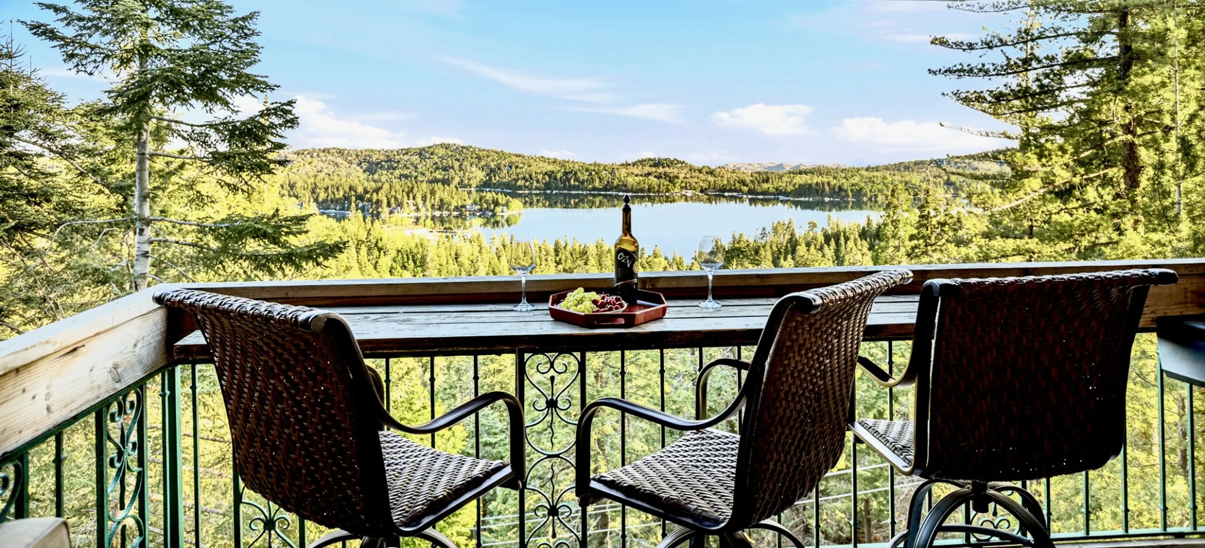 Majestic lake views from the tree tops