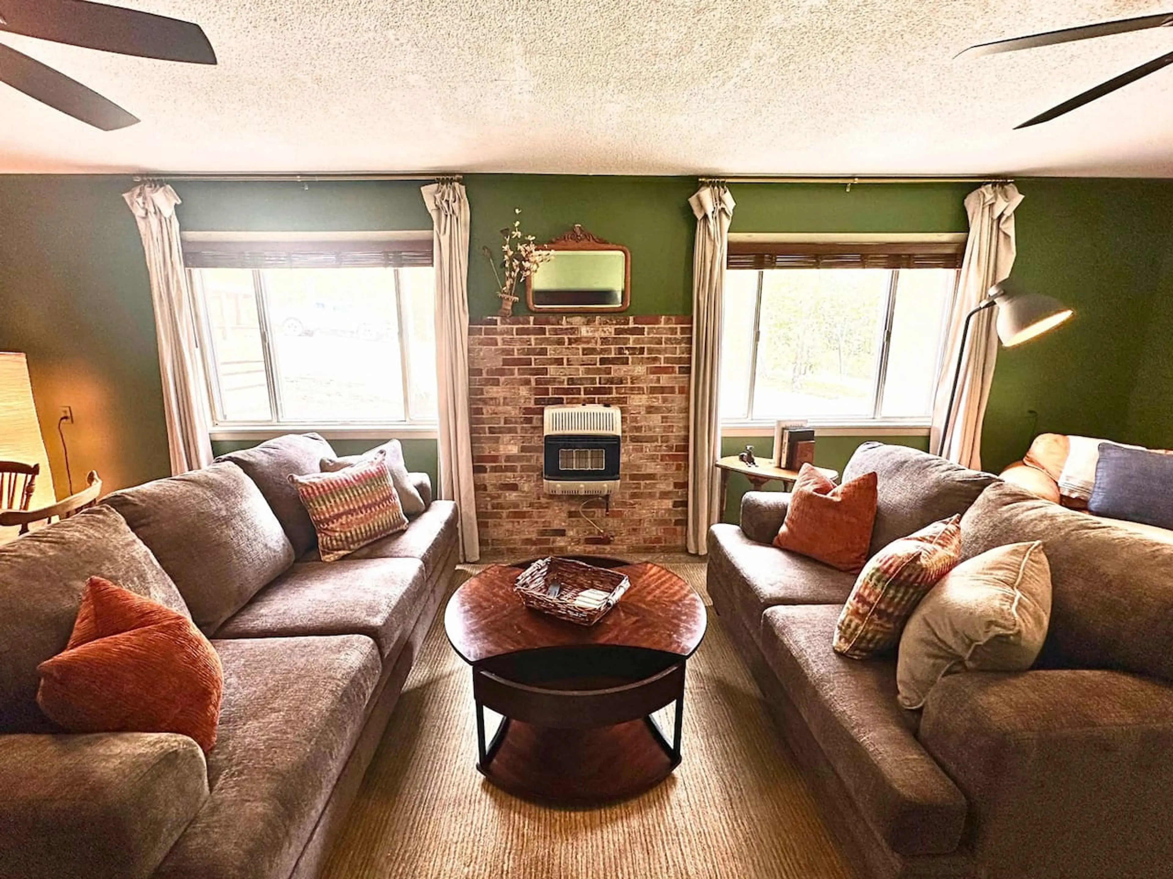 Comfortable and welcoming, this living room is made for laughter, comfort, and connection.