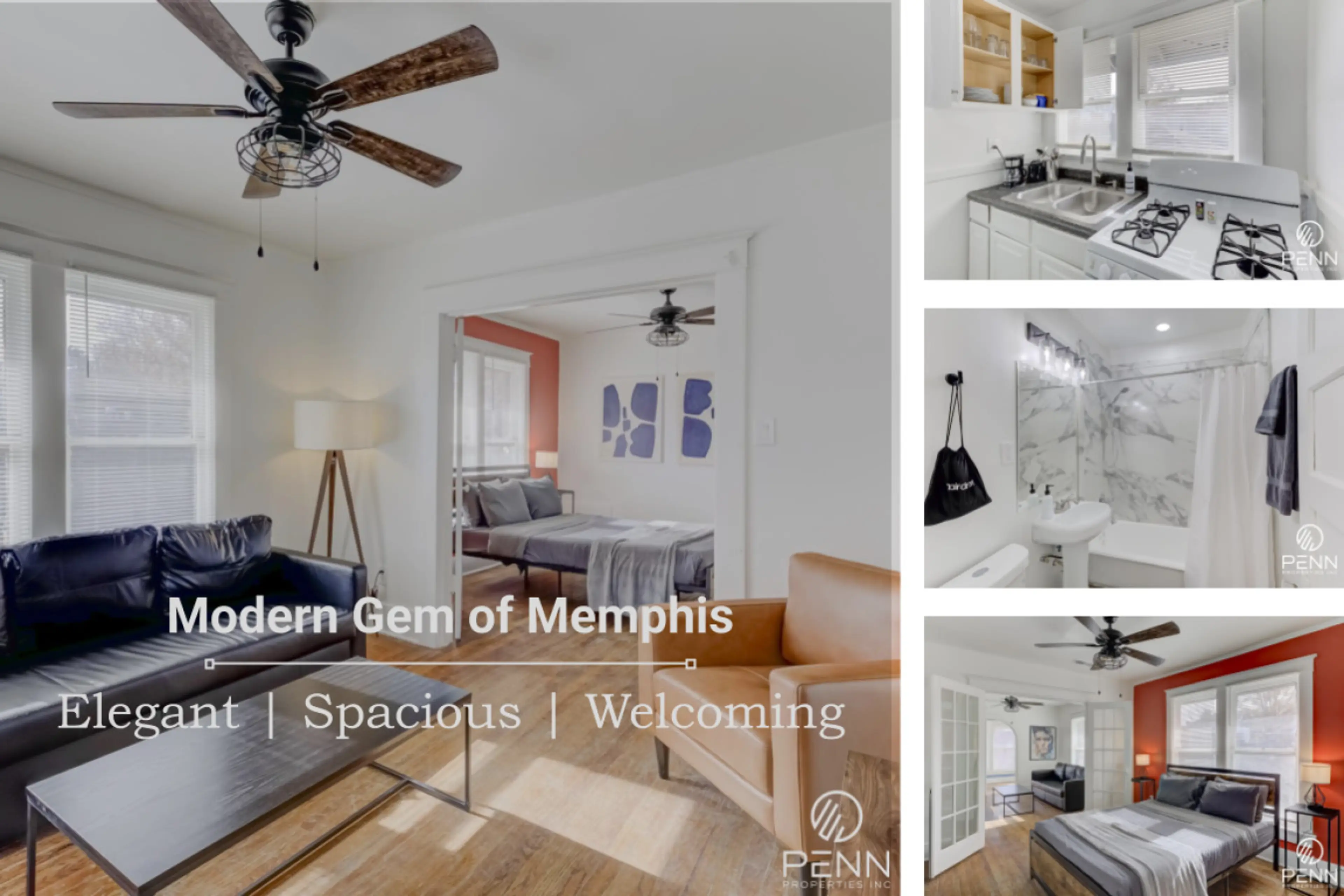 A modern gem in Memphis—elegant, spacious, and welcoming for your stay.