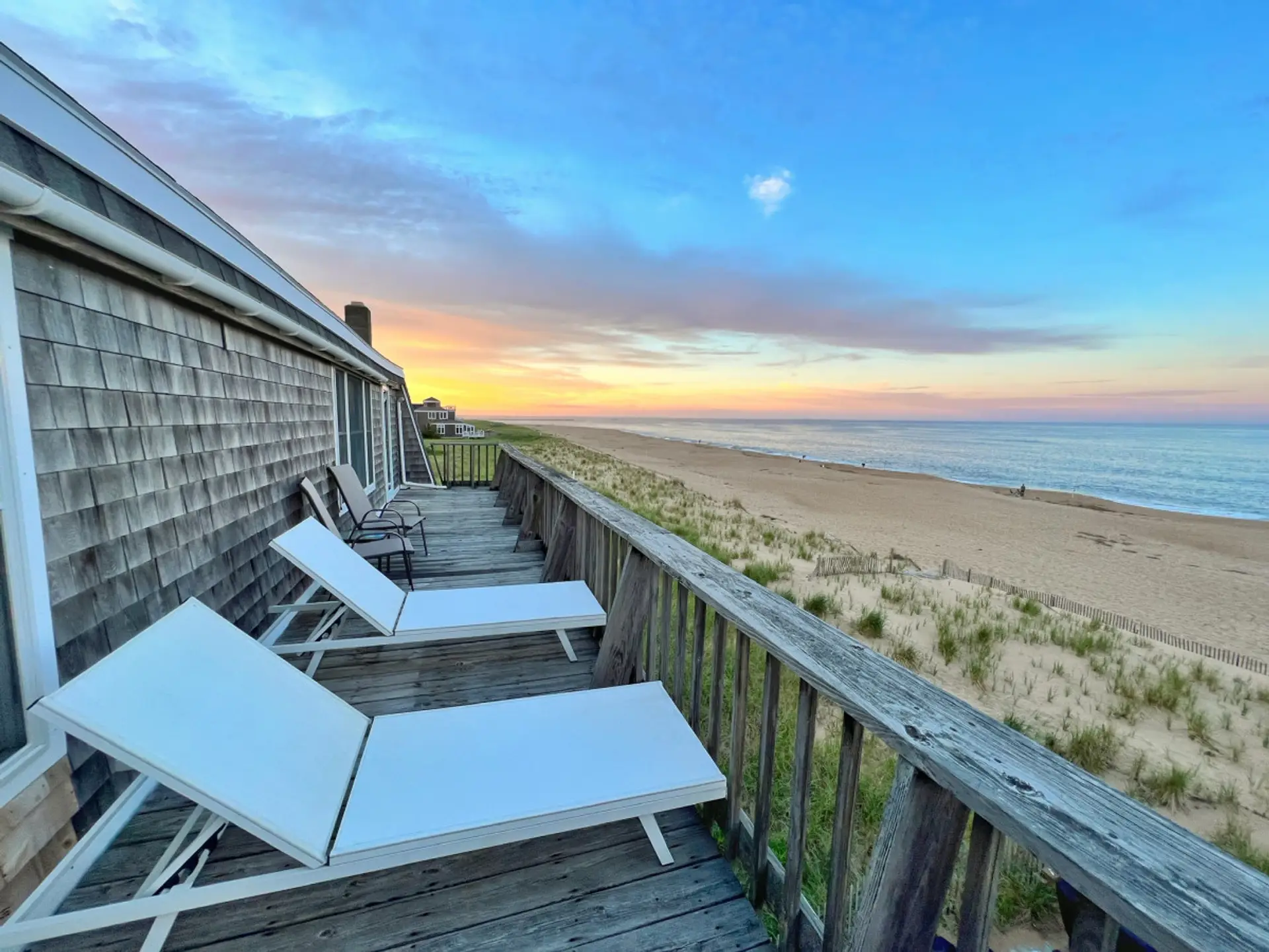A private beachfront balcony perfect for morning coffee, sunrises, and ocean breezes.