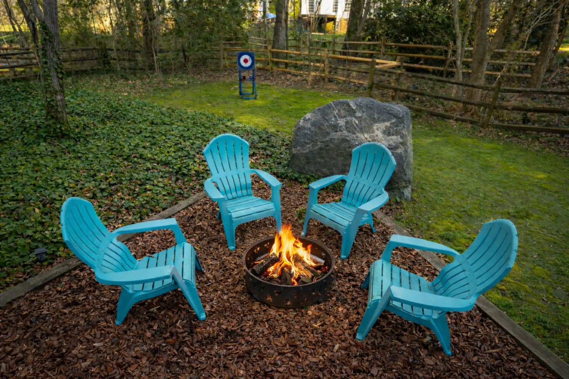 Wood Burning Fire Pit Available Year Round