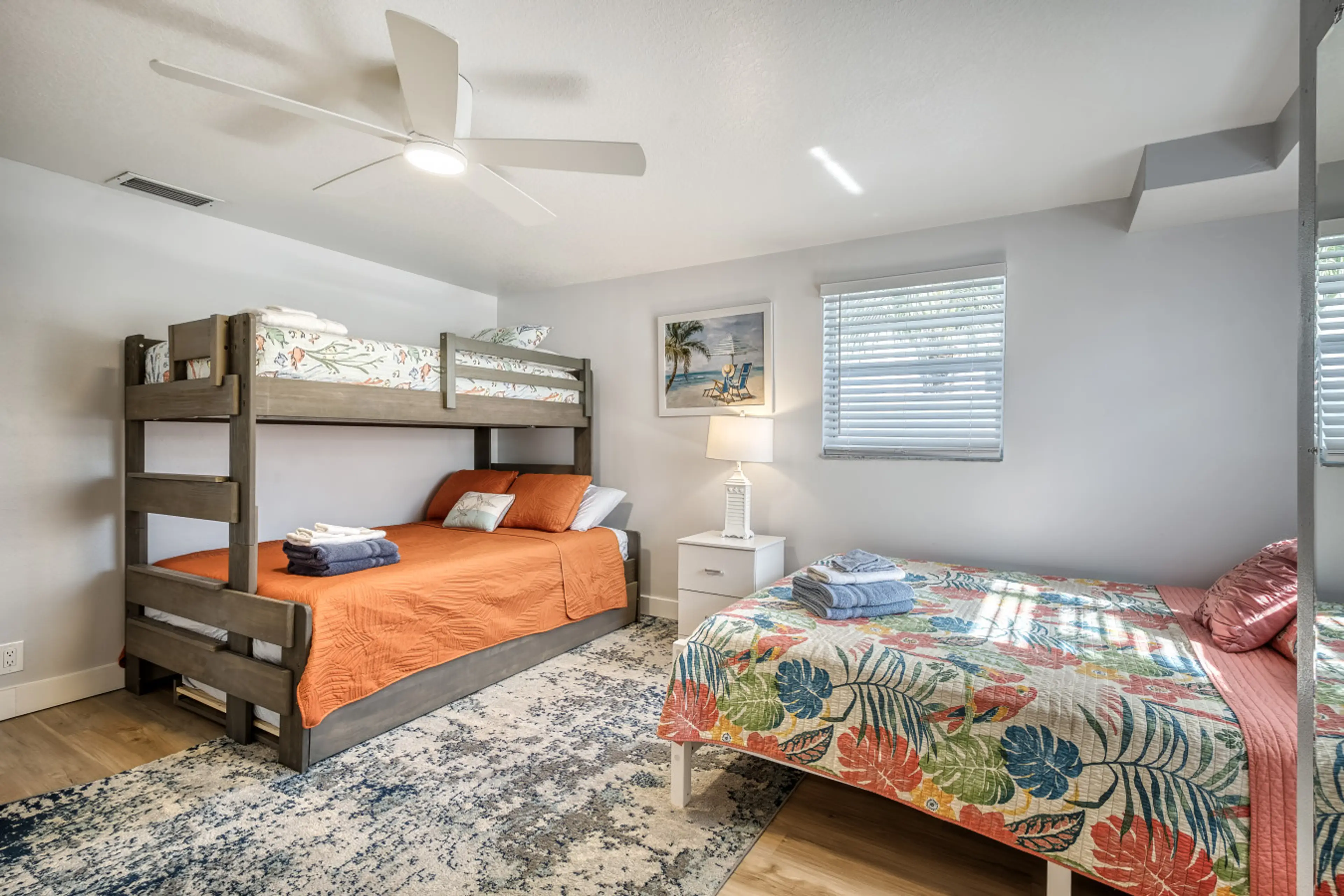 Full Bed with Twin over Full Bunk