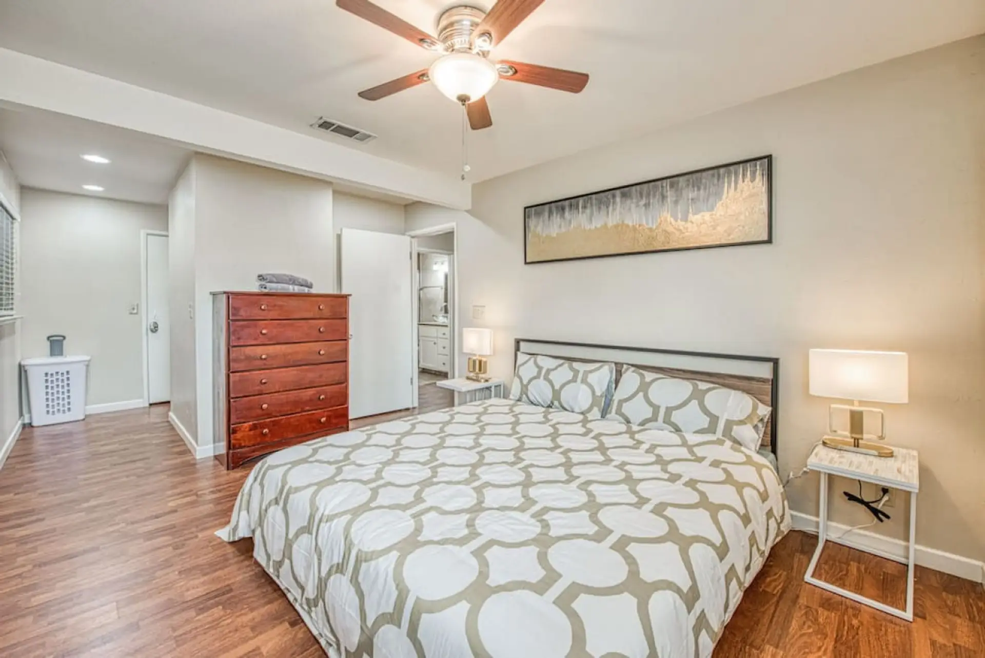 Embrace deep rest in a serene, thoughtfully designed room.