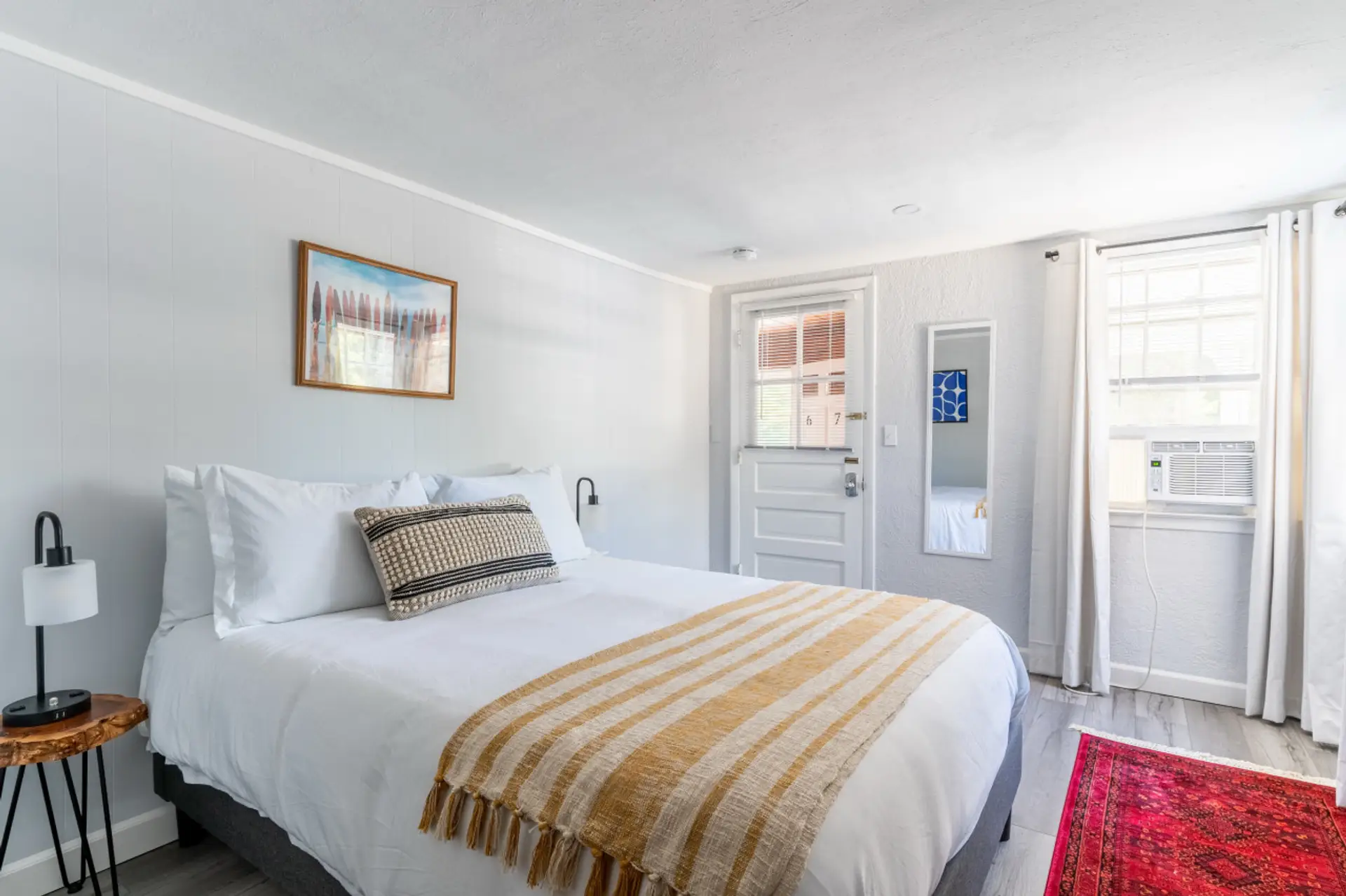 Sink into a cloud. Our premium mattress is topped with a plush topper for the ultimate sleep experience.