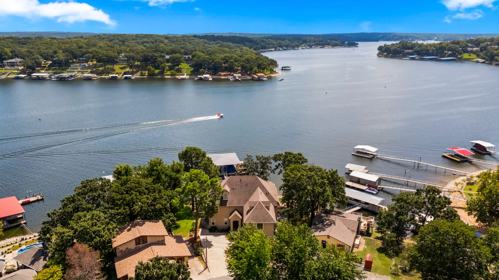 Aerial house view