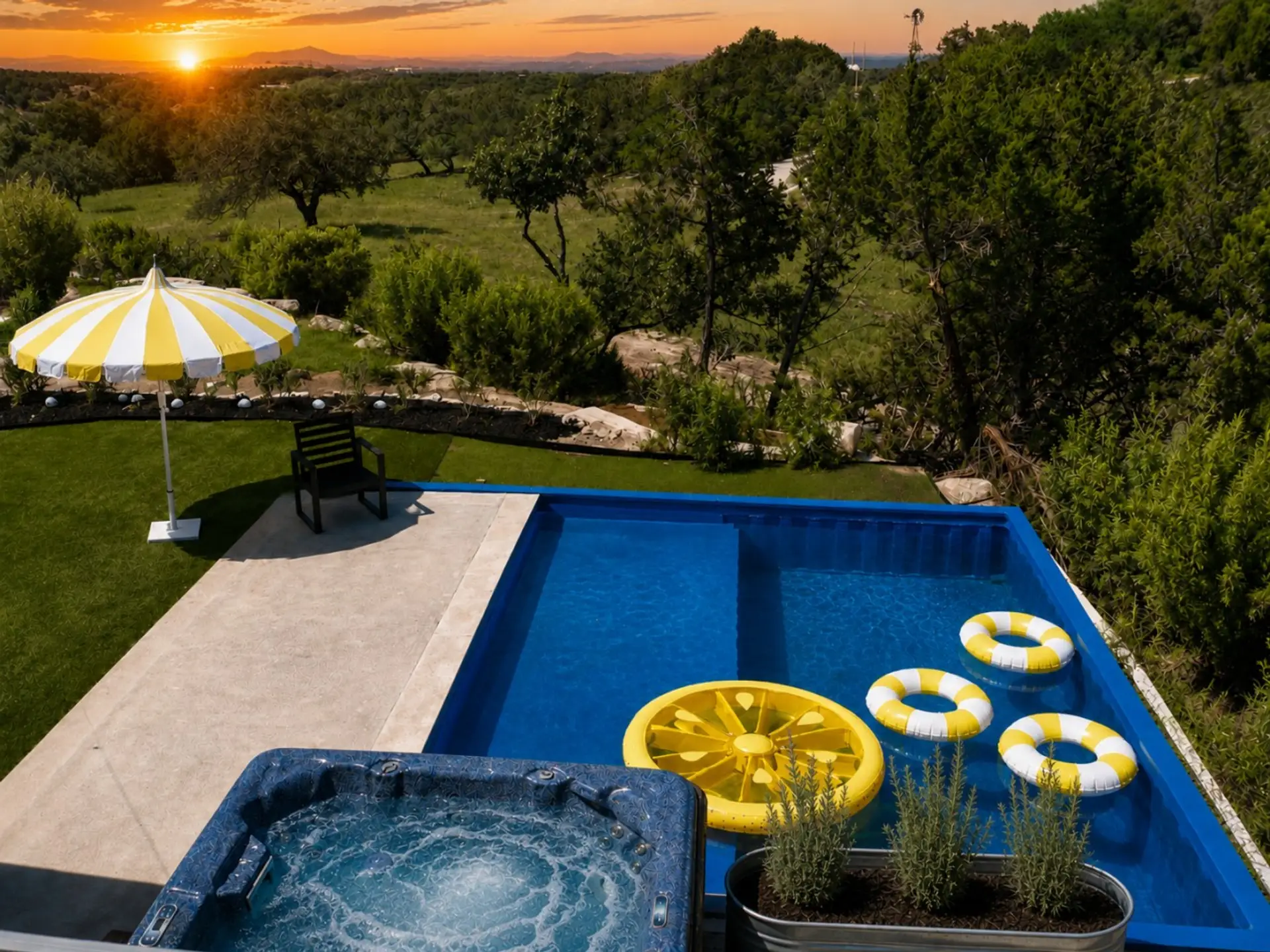 Farmhaus pool