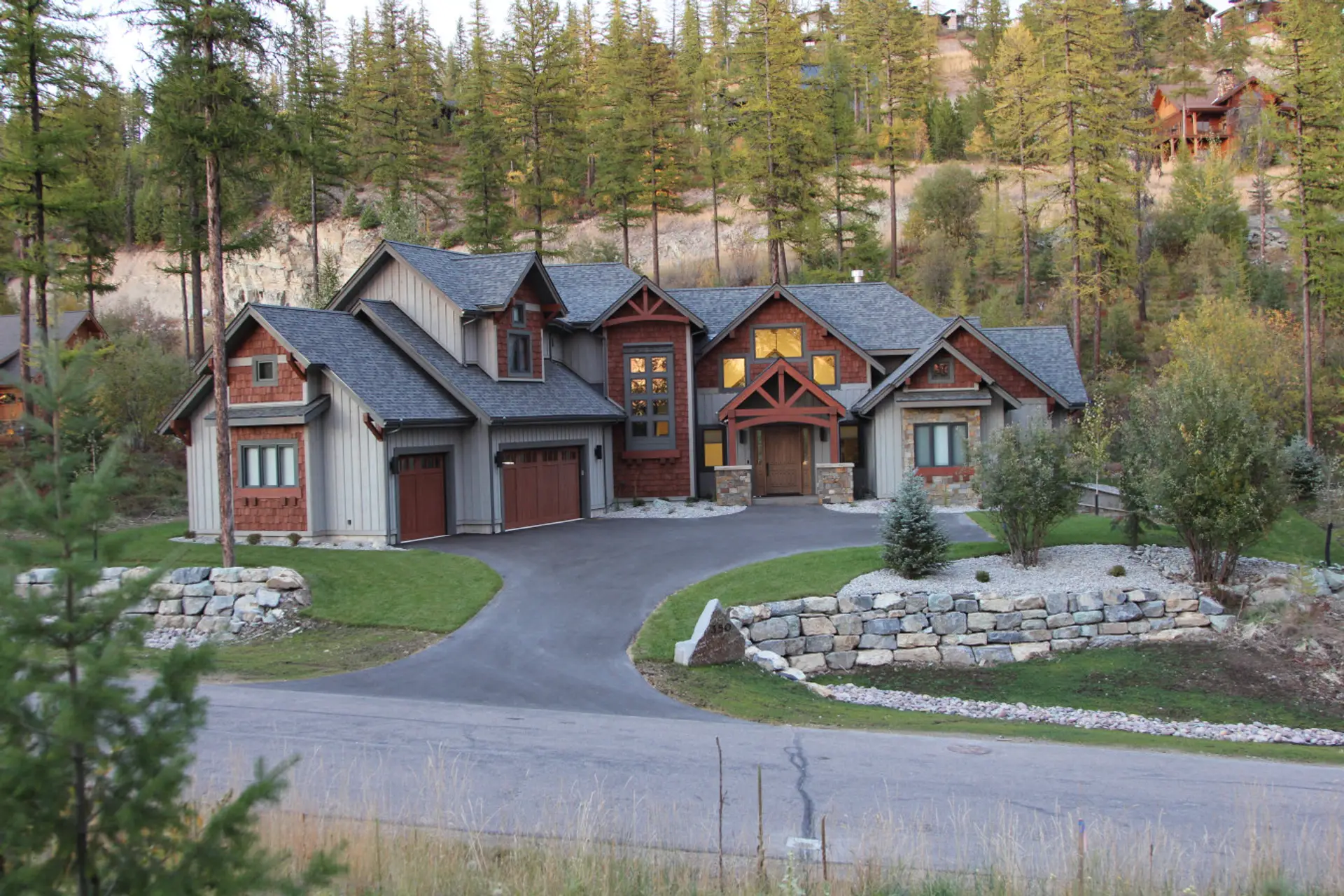 7,000sf home has 5 bedrooms all with King beds, en-suite bathrooms and 65’ TVs
