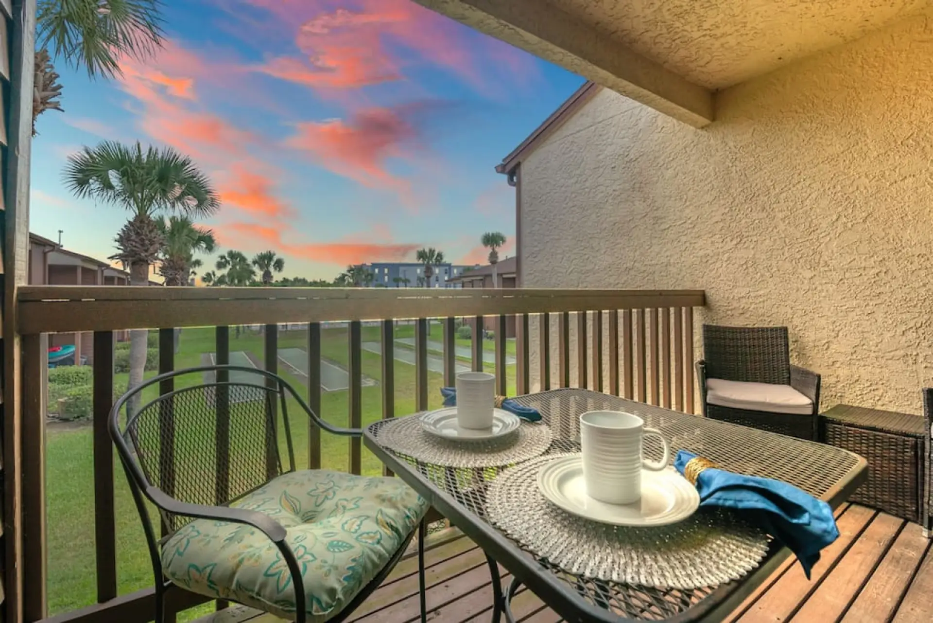 Adjacent to the master bedroom, the balcony provides a tranquil escape, where you can relax under the soft glow of the twilight sky and soak in the calming ambiance.