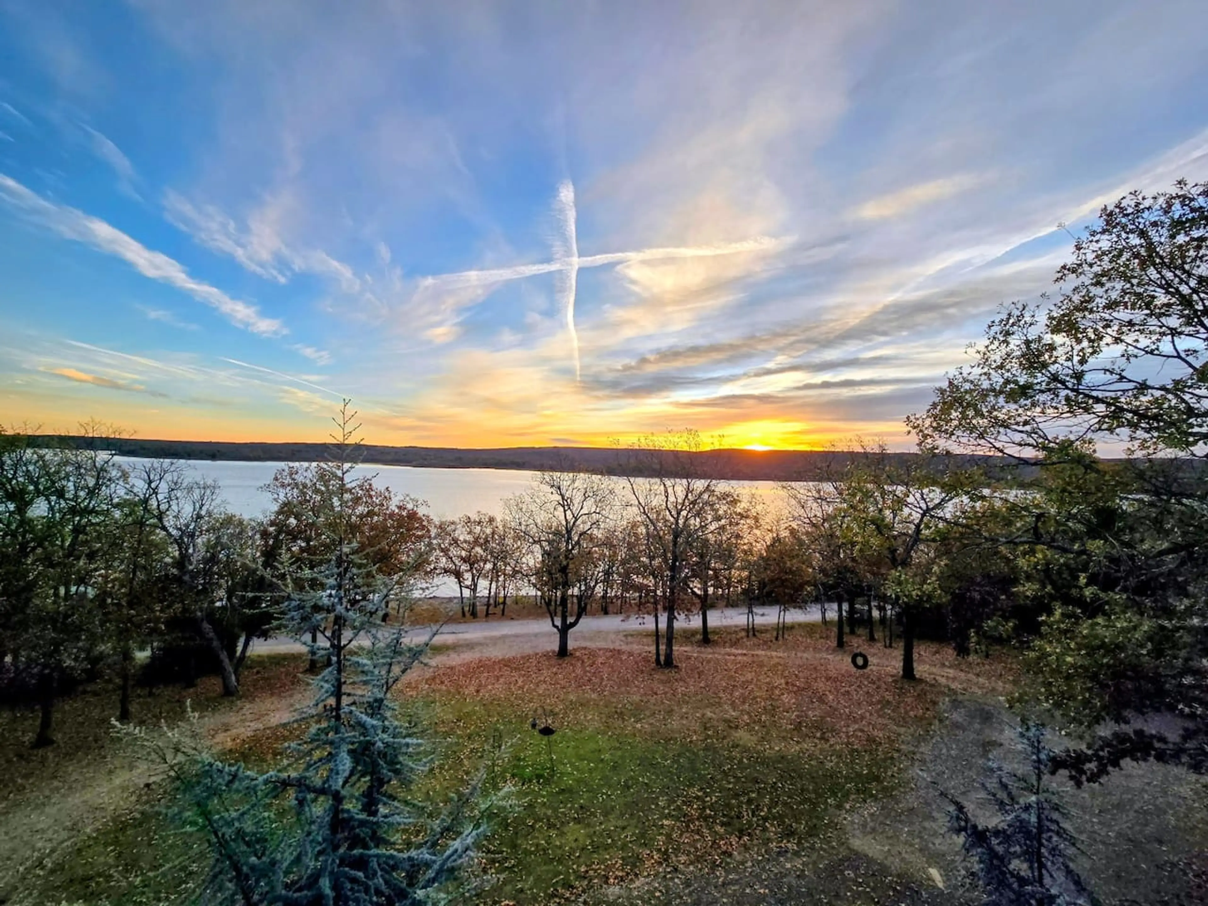 Wake up in the morning and step out on the deck to a beautiful sunrise.