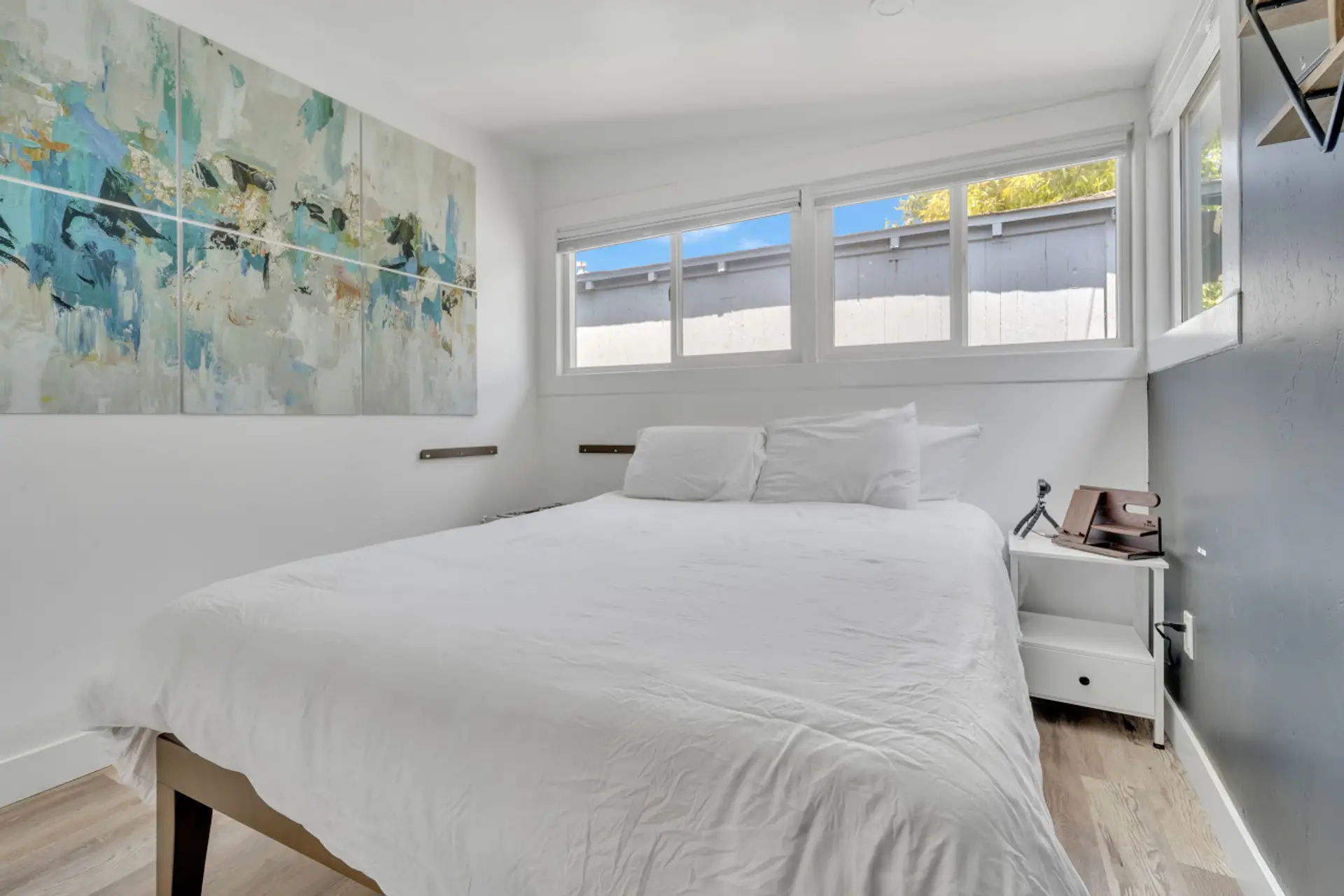 Light-filled bedroom for your relaxation