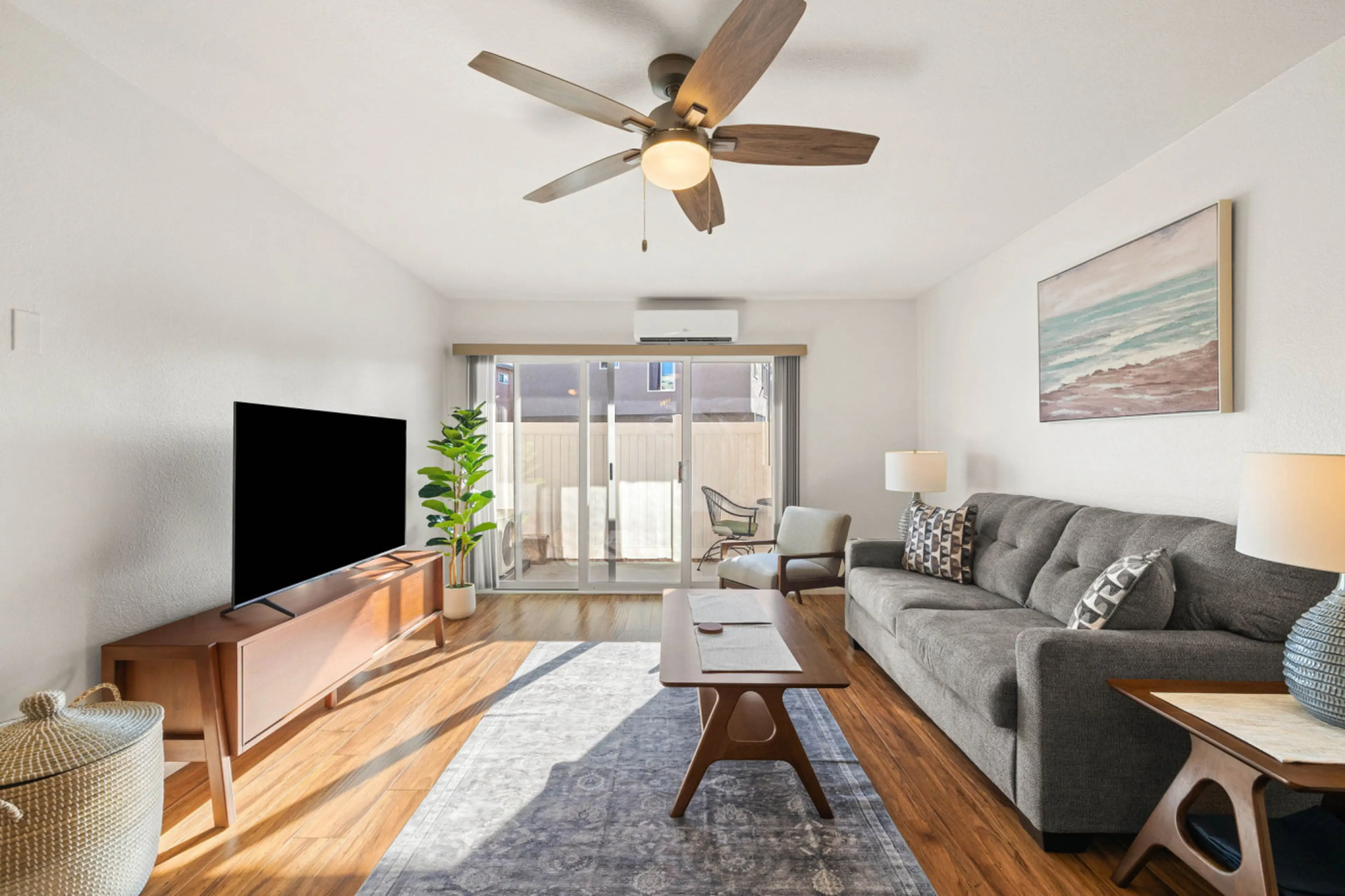 Comfy and welcoming, this living space is all yours to enjoy.