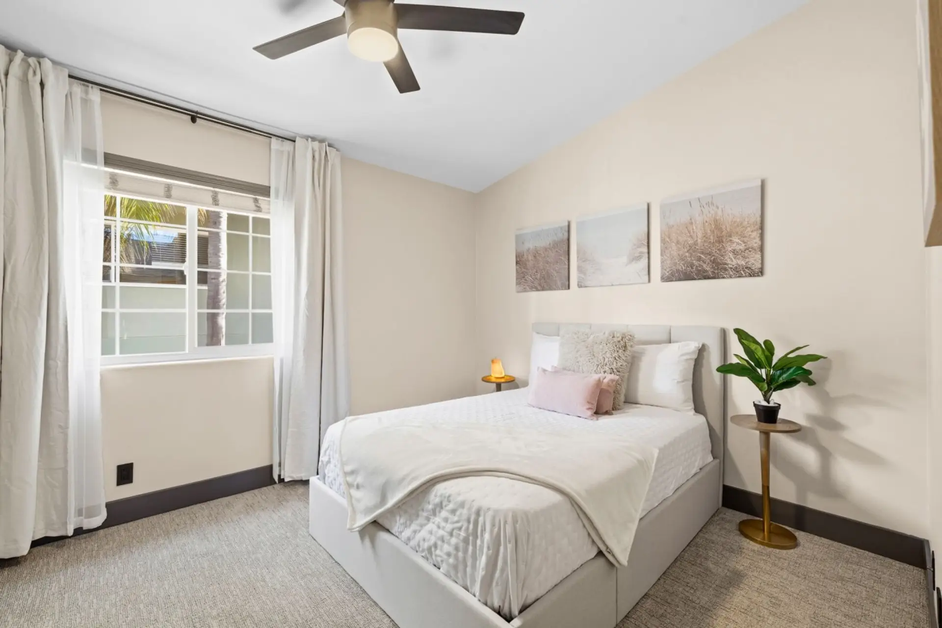 Sleep comes easy in a space designed for comfort.