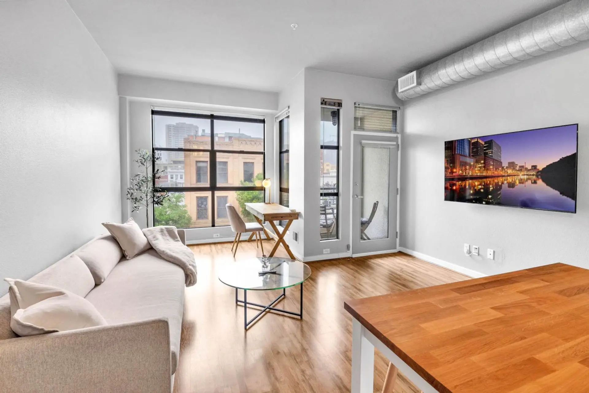 Bright and welcoming living area