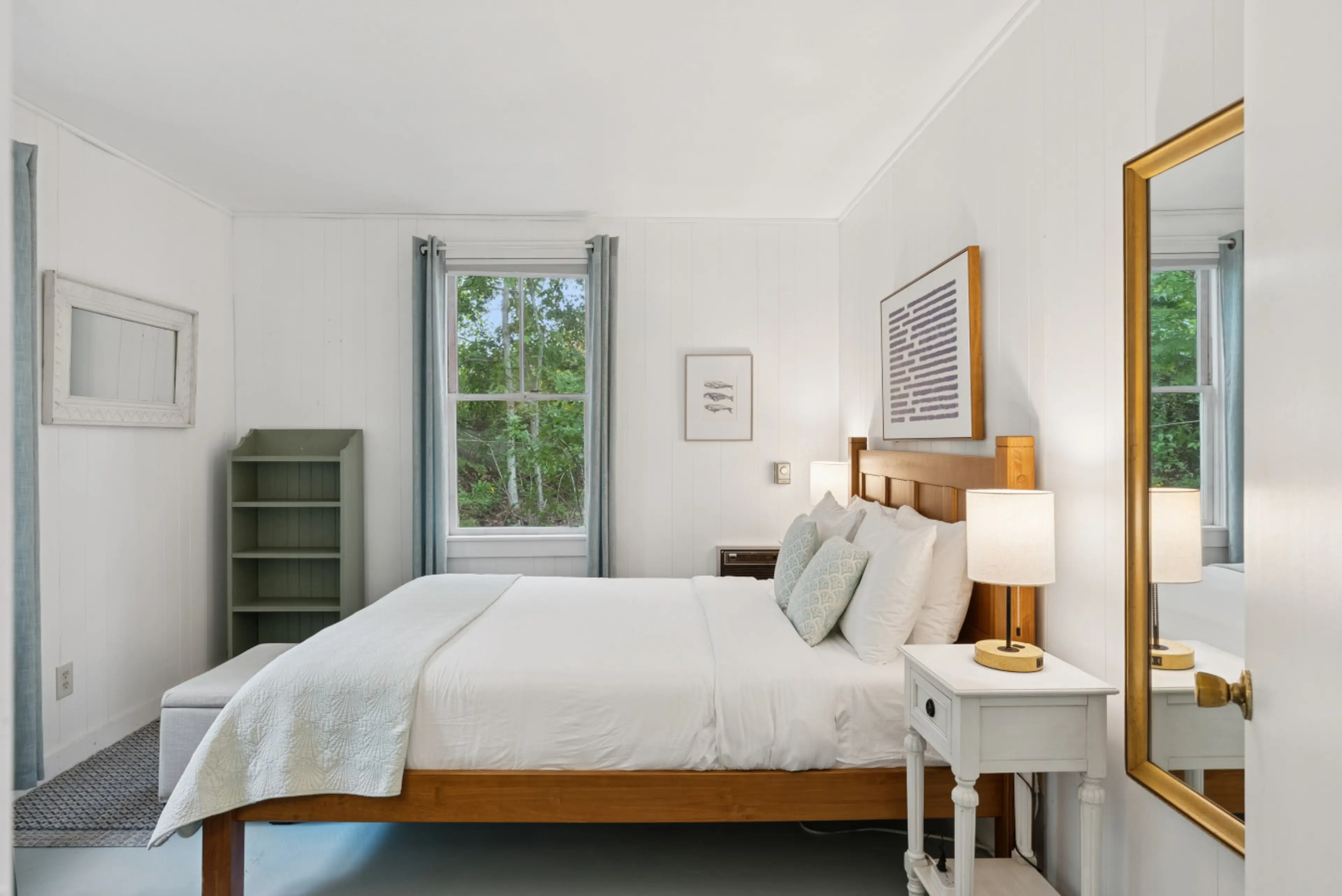 Queen Size Bed on ground floor