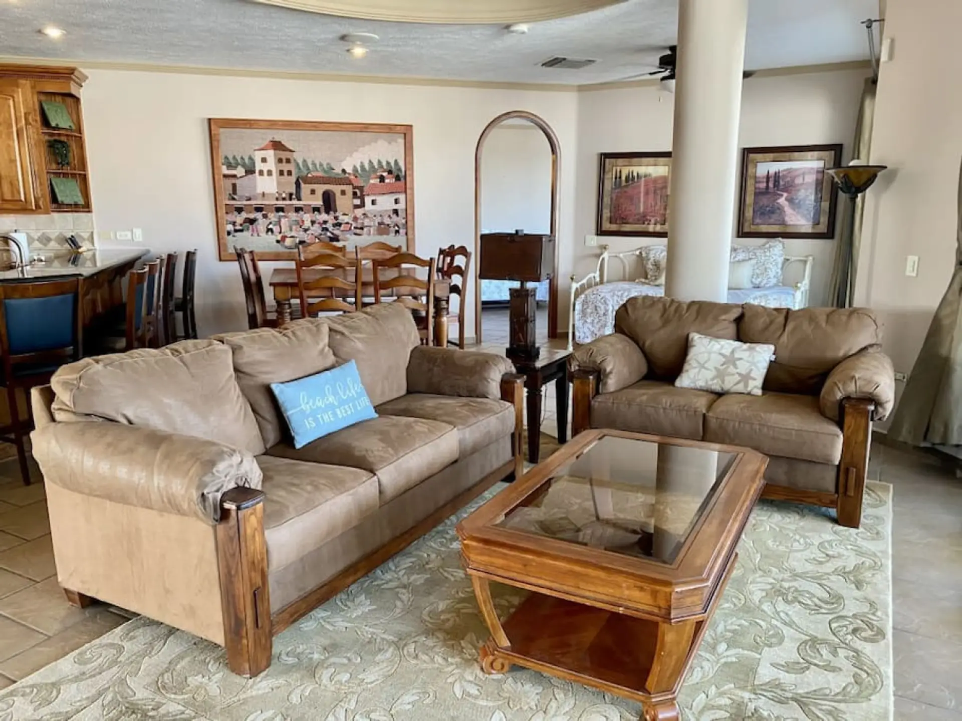 Spacious living area