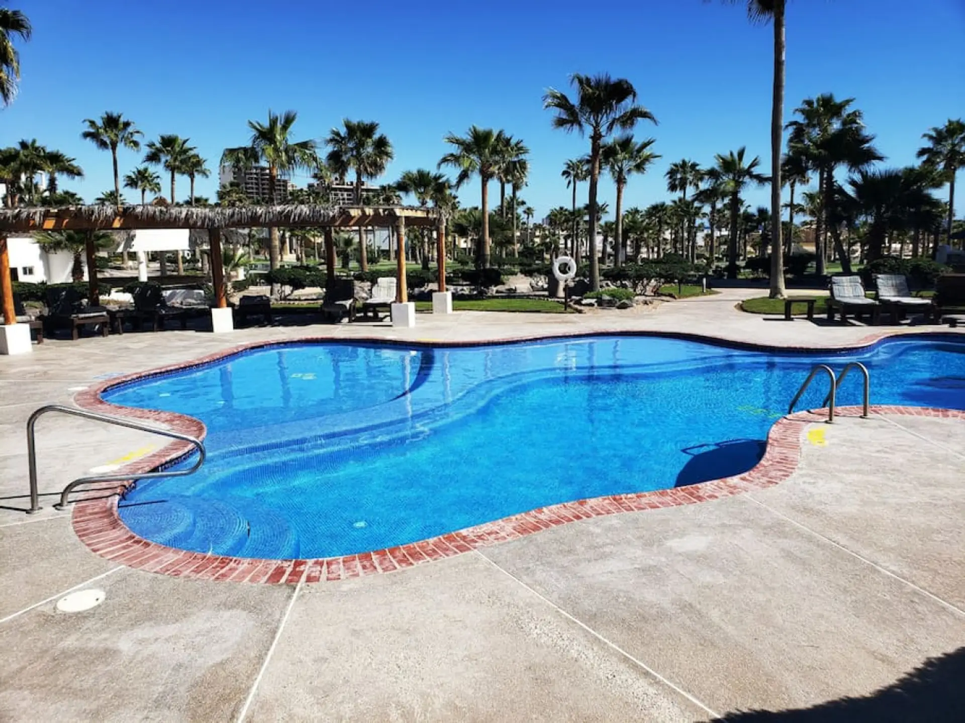 One of four pools in Casa Blanca