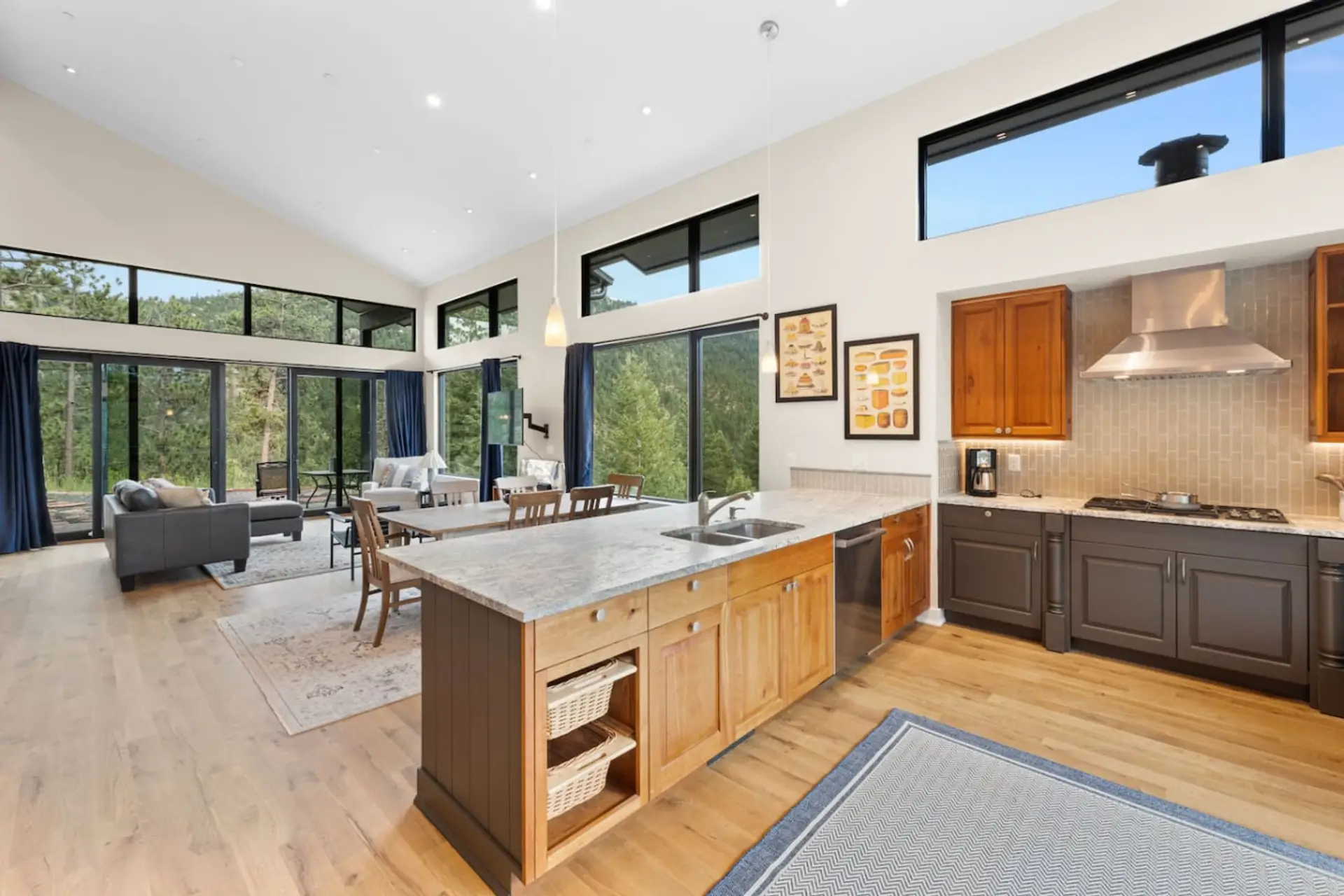 Expansive, Open Floor Plan with Floor to Ceiling Views