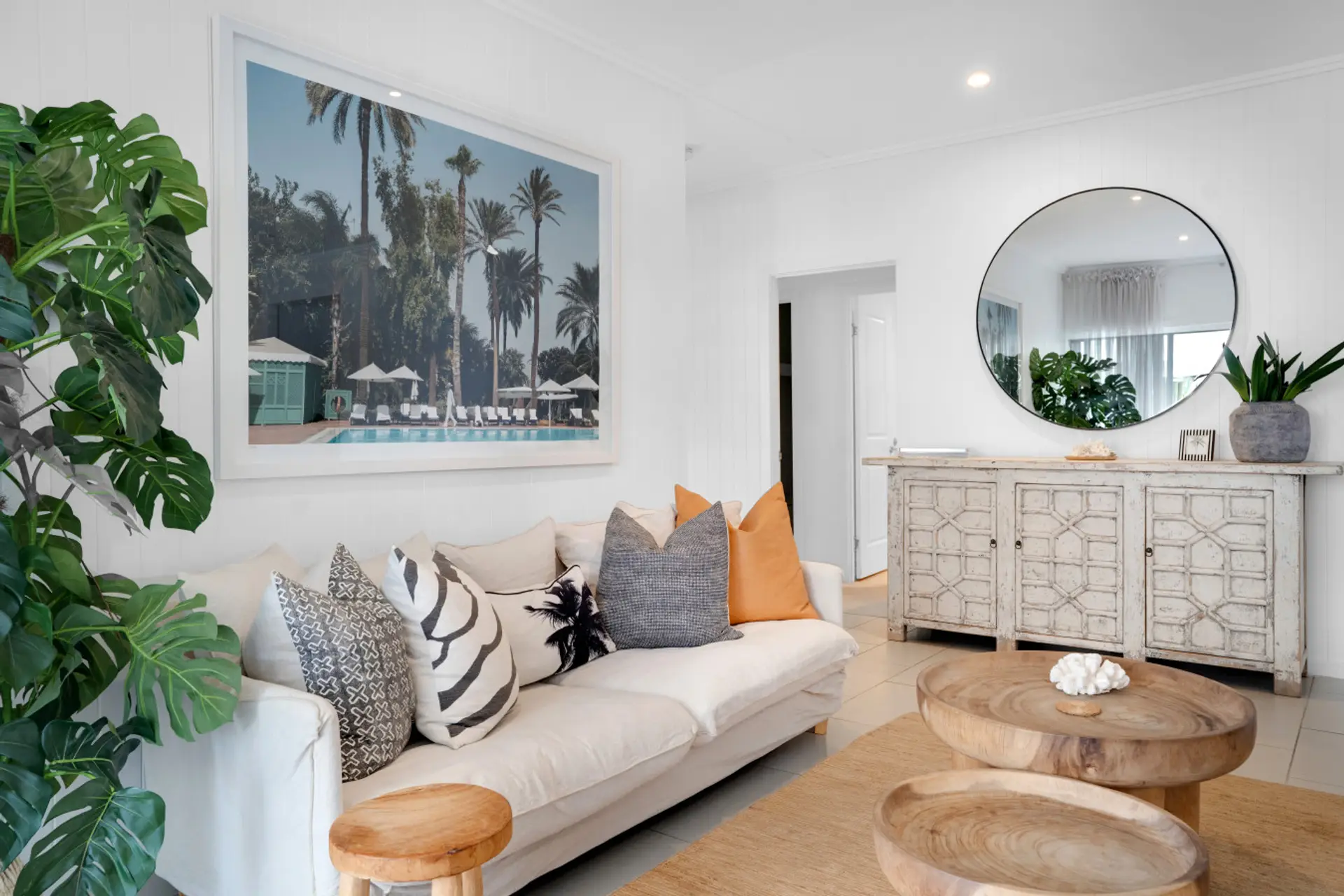 Open plan living room