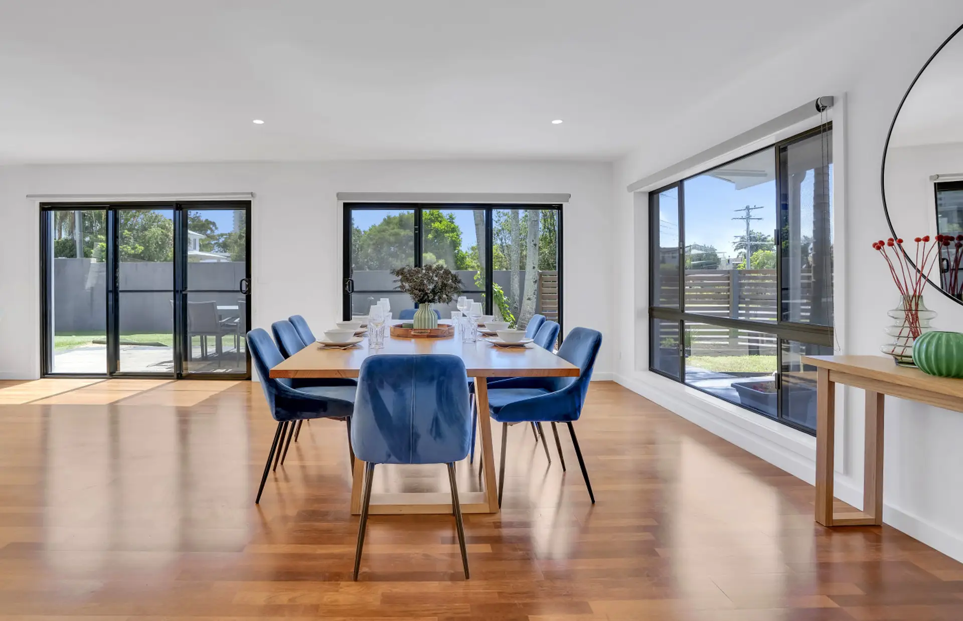 Spacious dining room