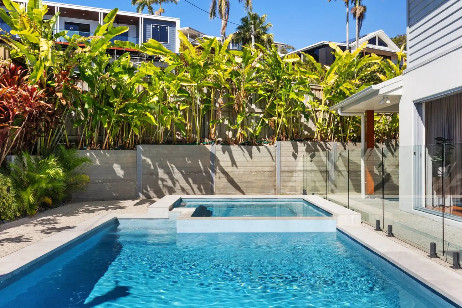 Swimming pool and spa