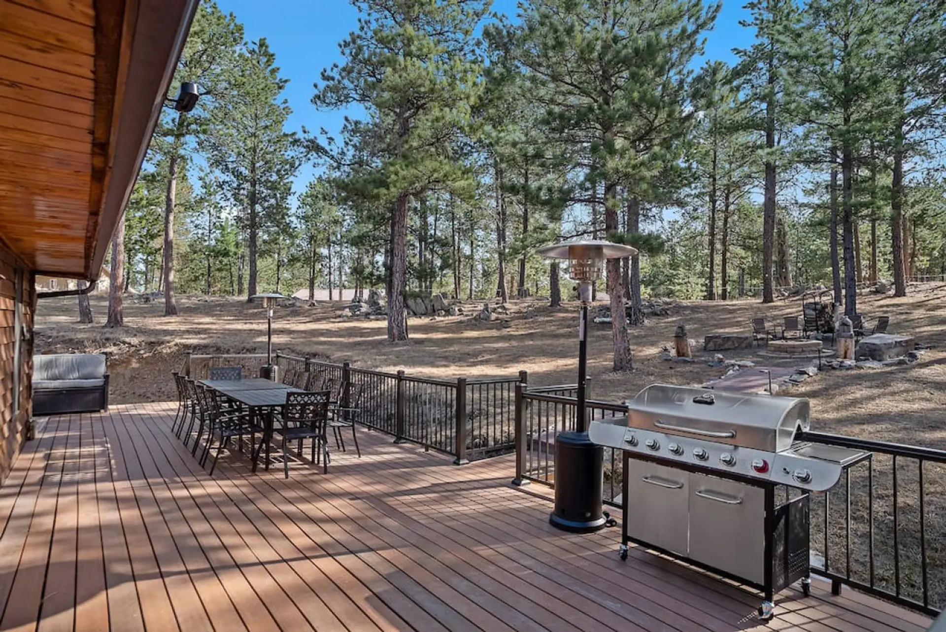 Immerse yourself in nature with this charming cabin tucked among towering trees, offering peace, privacy, and pure relaxation.