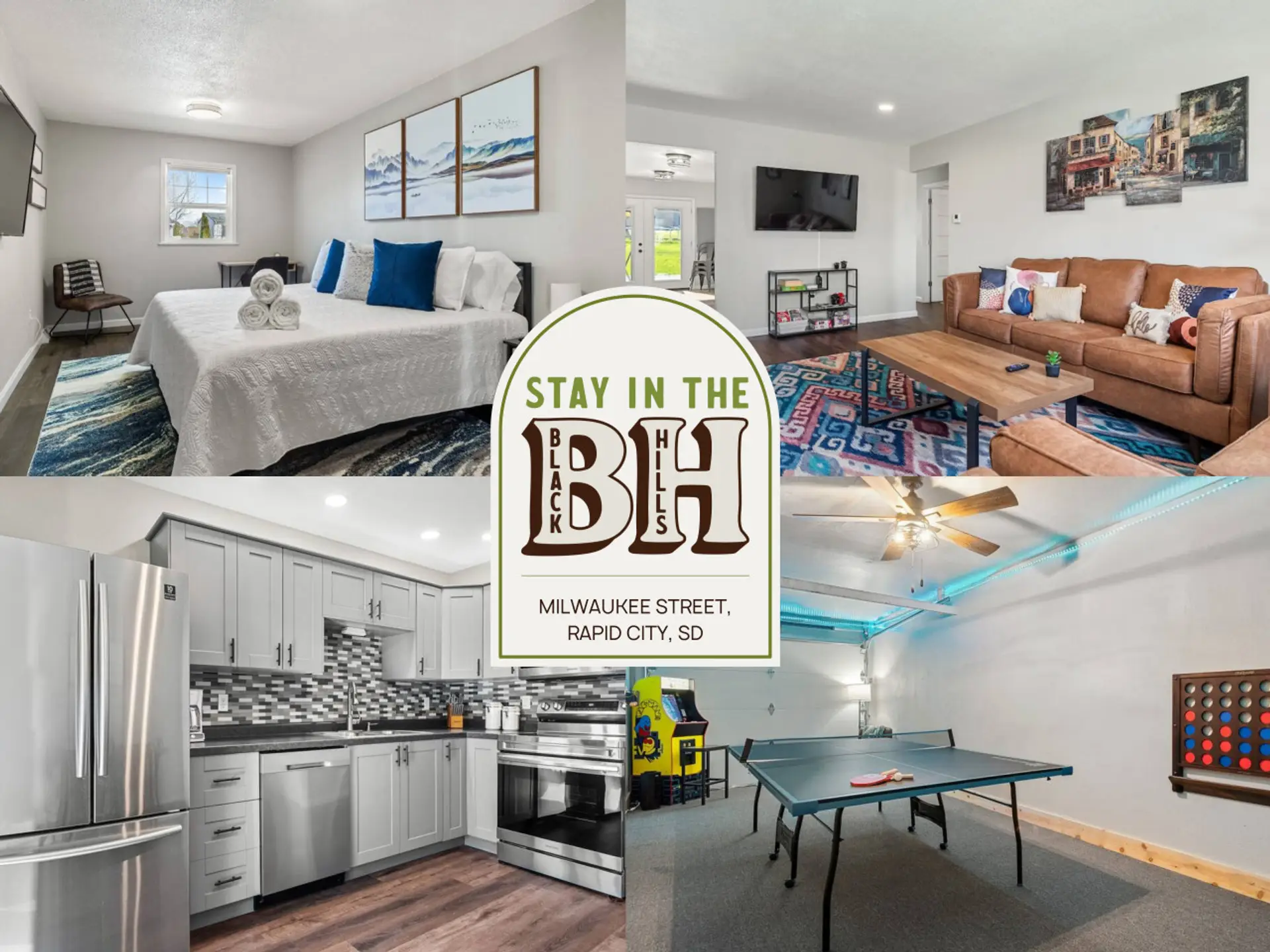 Experience Stay in the Black Hill's Milwaukee Home. Enjoy family and friends-friendly amenities.