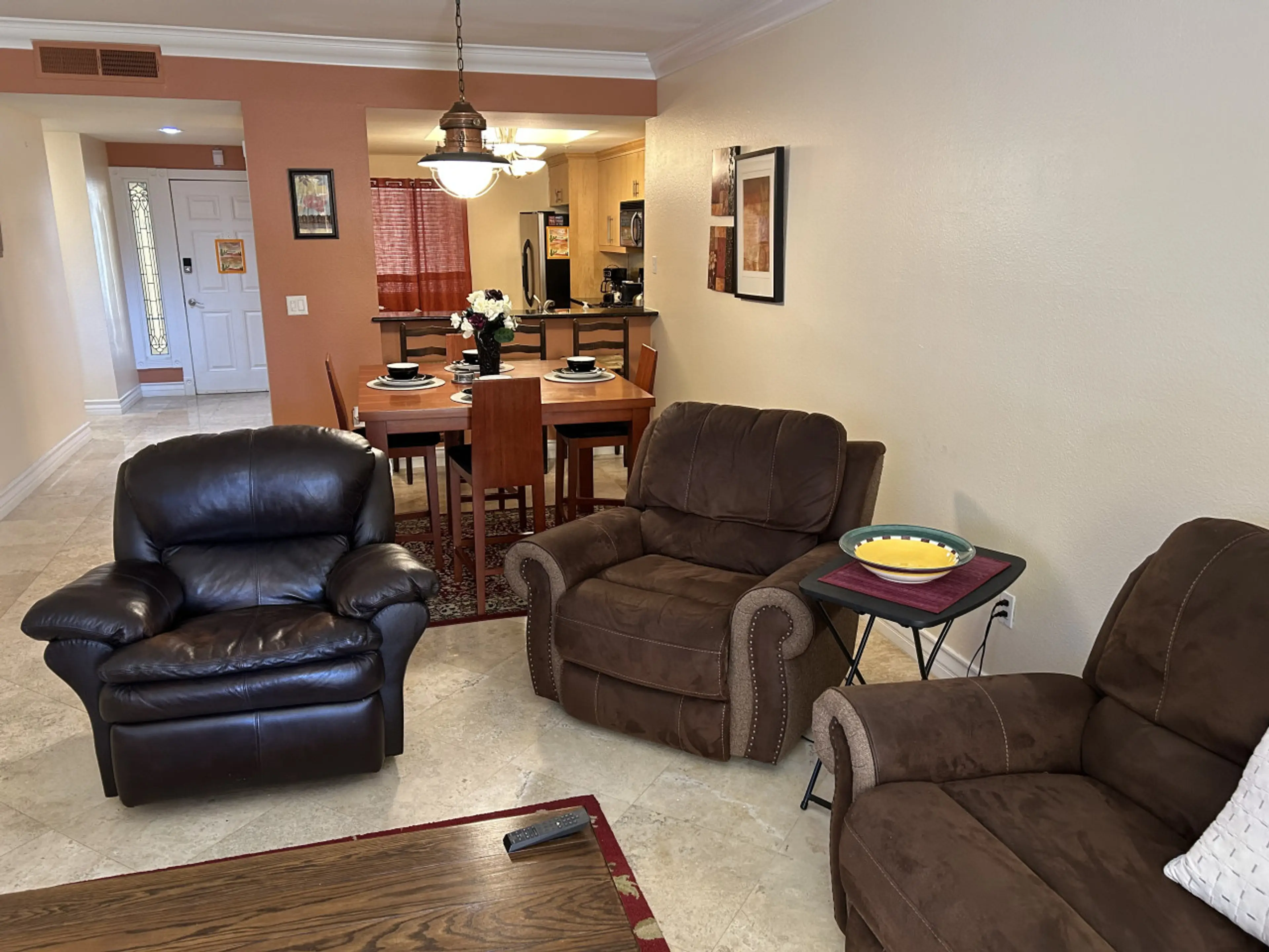 Lounge in the living room.