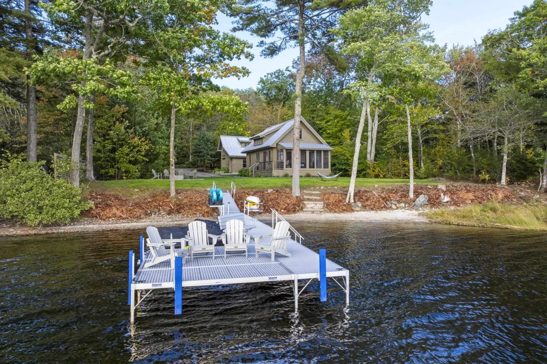 House, Dock and Beach