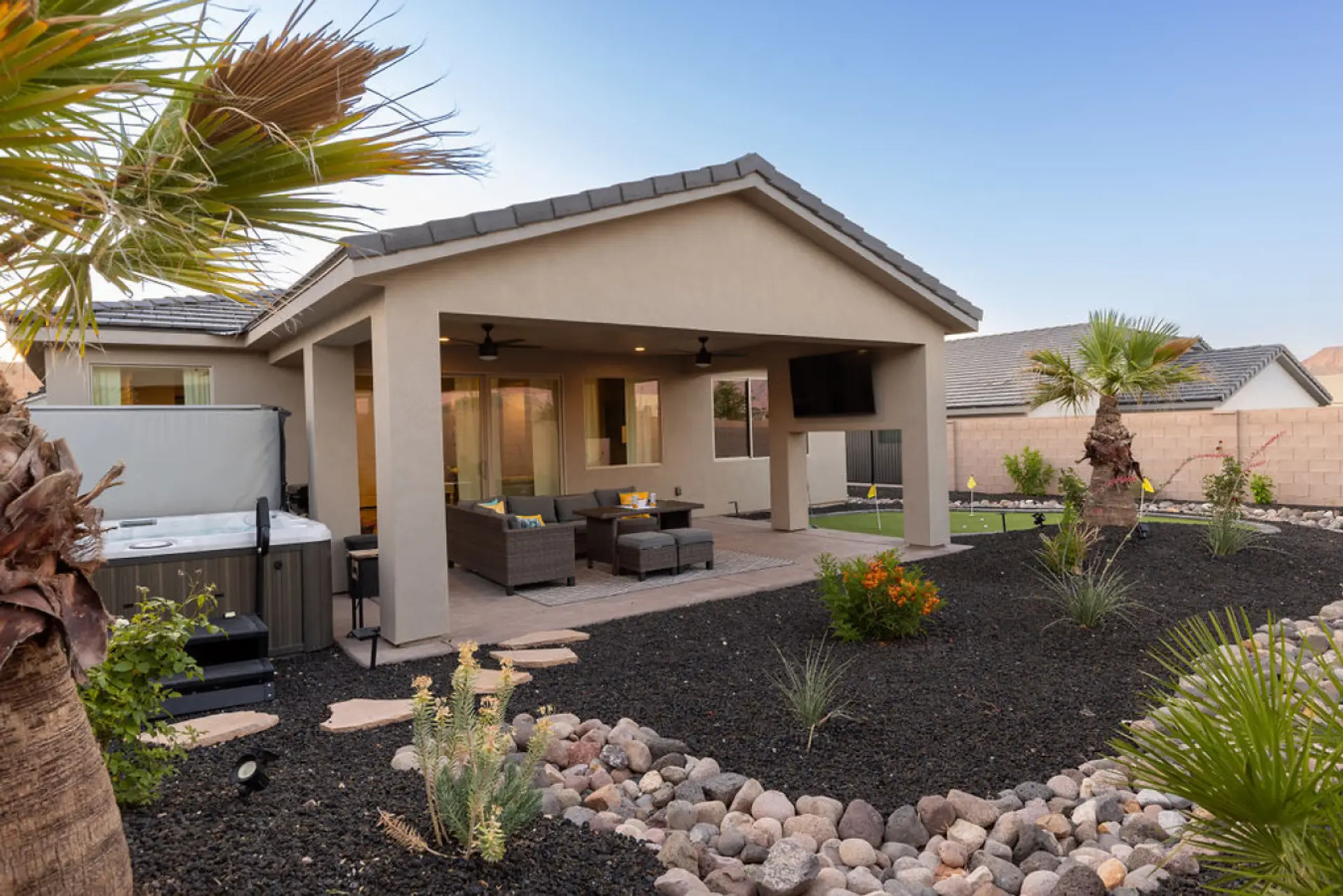 Private, outdoor desert living at its finest.
