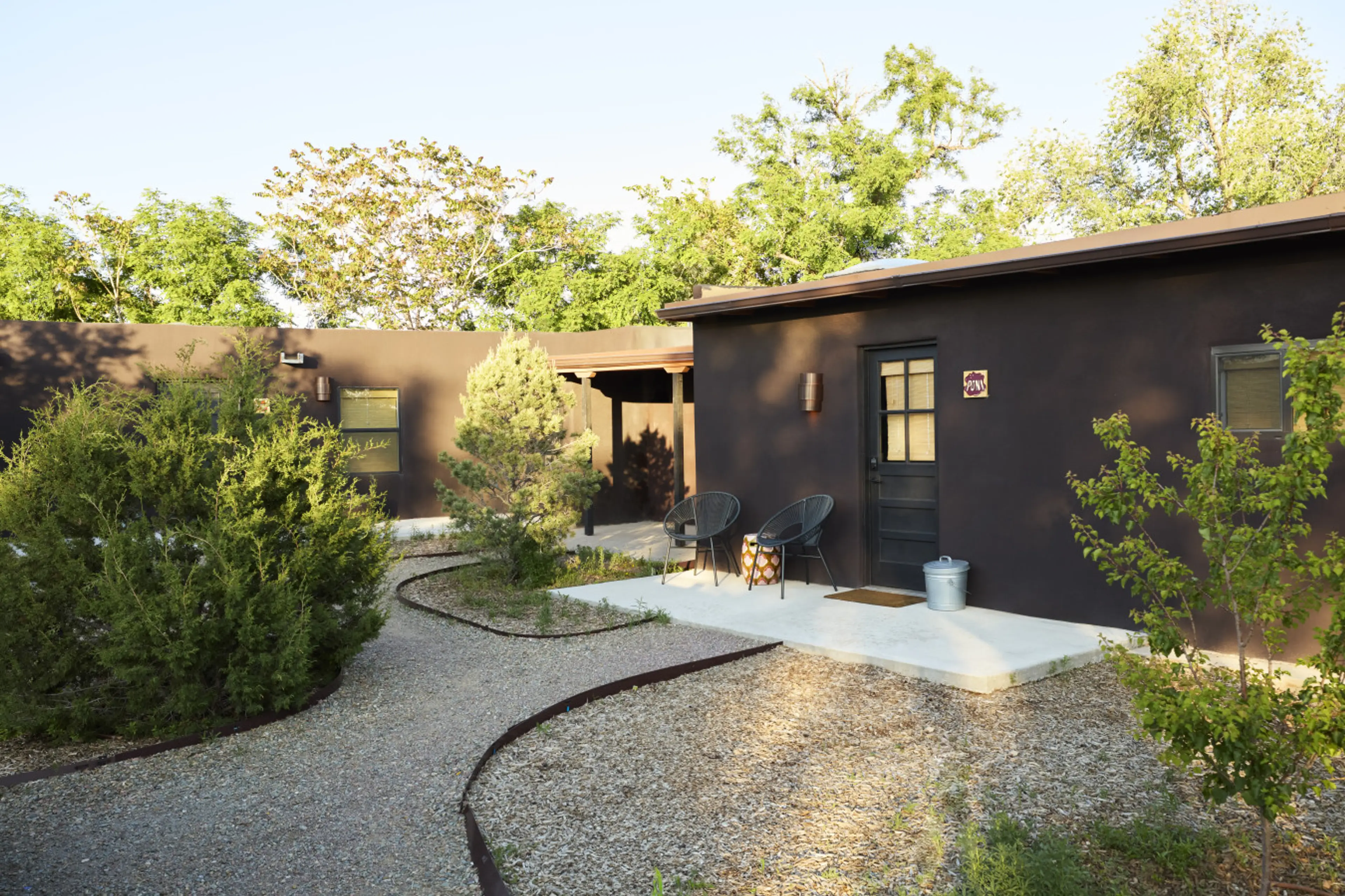 La Dea is a collection of 6 suites on a walled-in 1 acre compound in Midtown Santa Fe