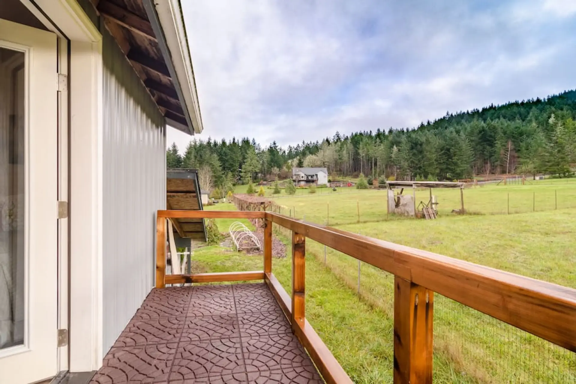 Take in the serene and lush Pacific Northwest views!