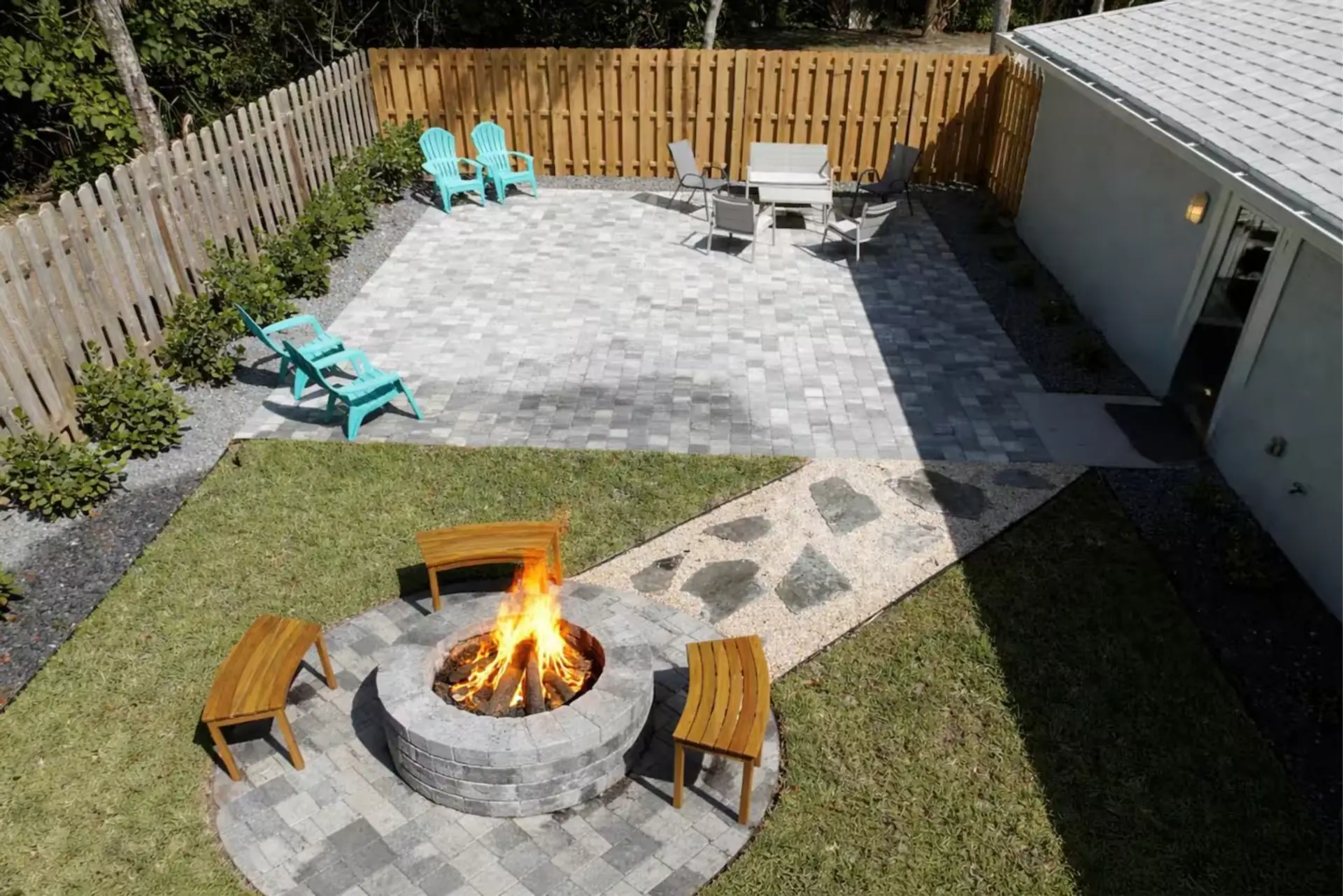 22 Seminole fire pit drone