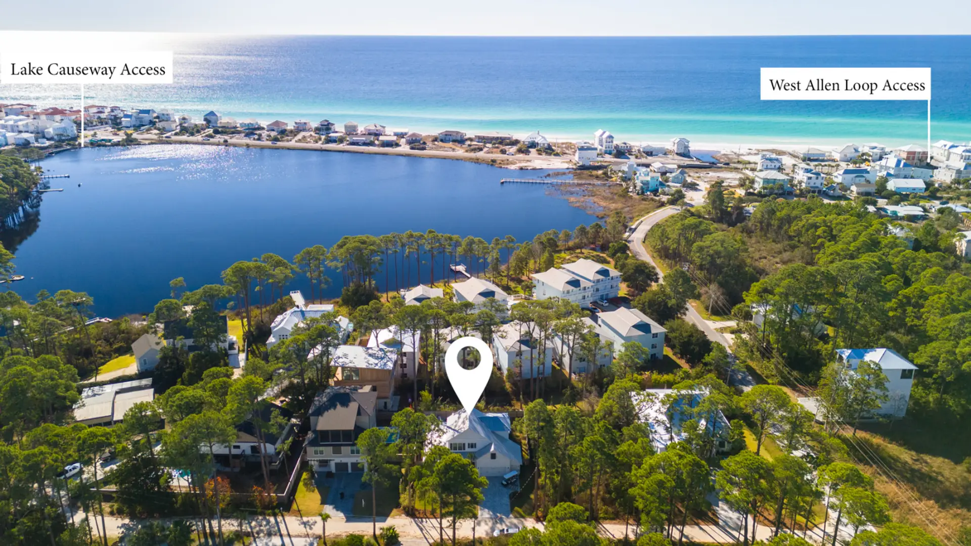 Oyster Lake Drive is a quiet florida street within a short walk to the nearby beach access and restaraunts