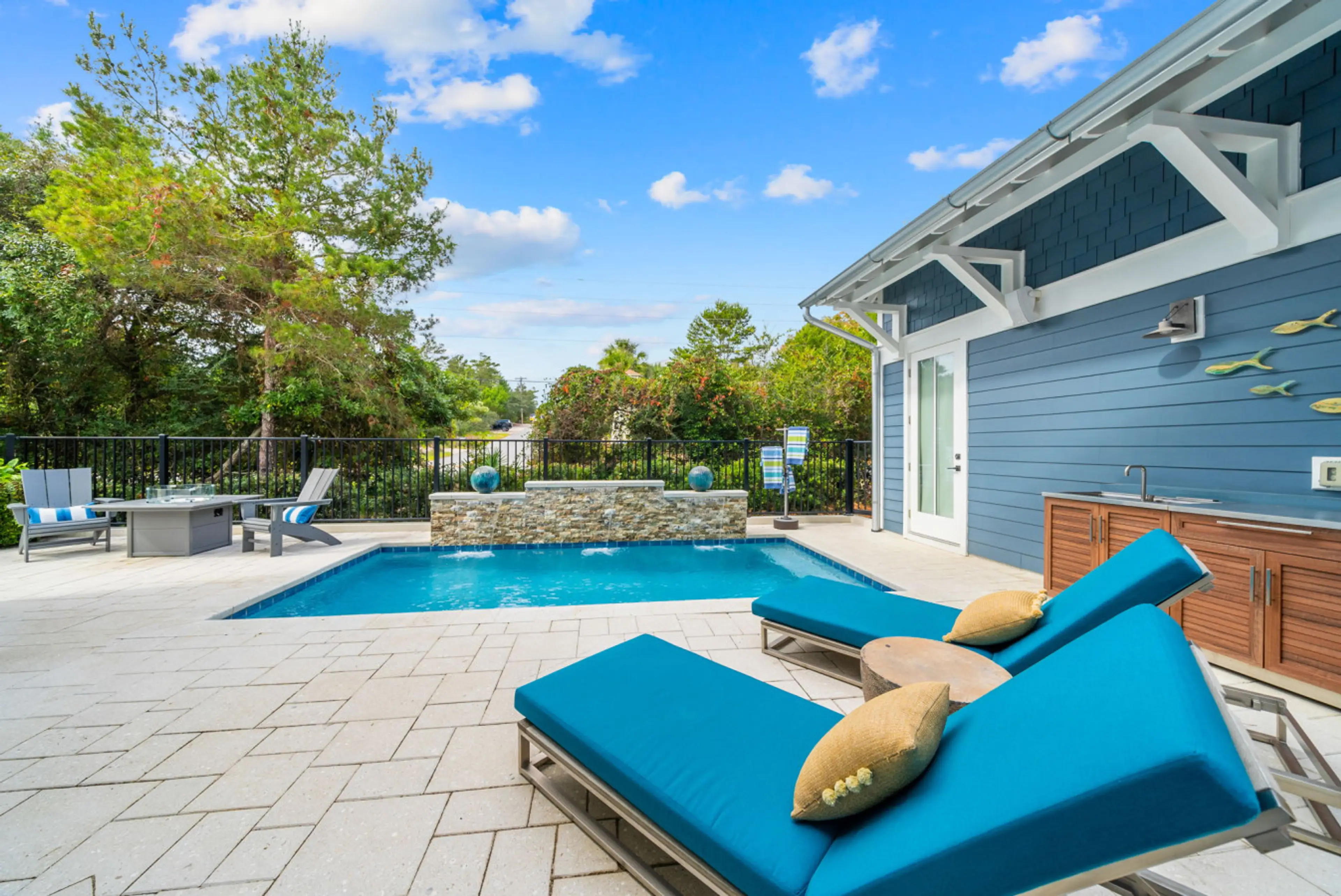 Private Pool with option to heat weekly at an additional cost