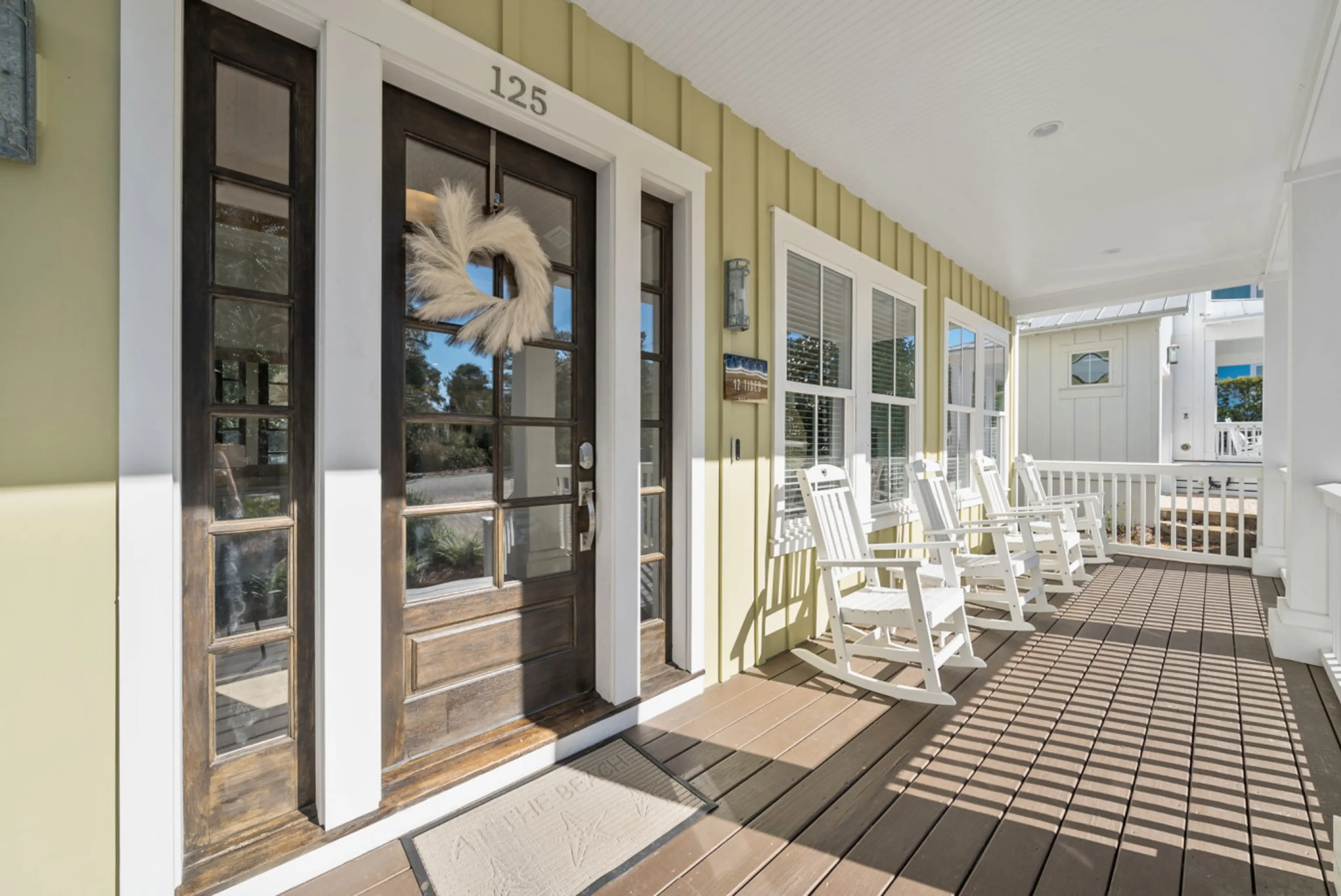 Spacious porches offer room for everyone to relax and soak in the sun