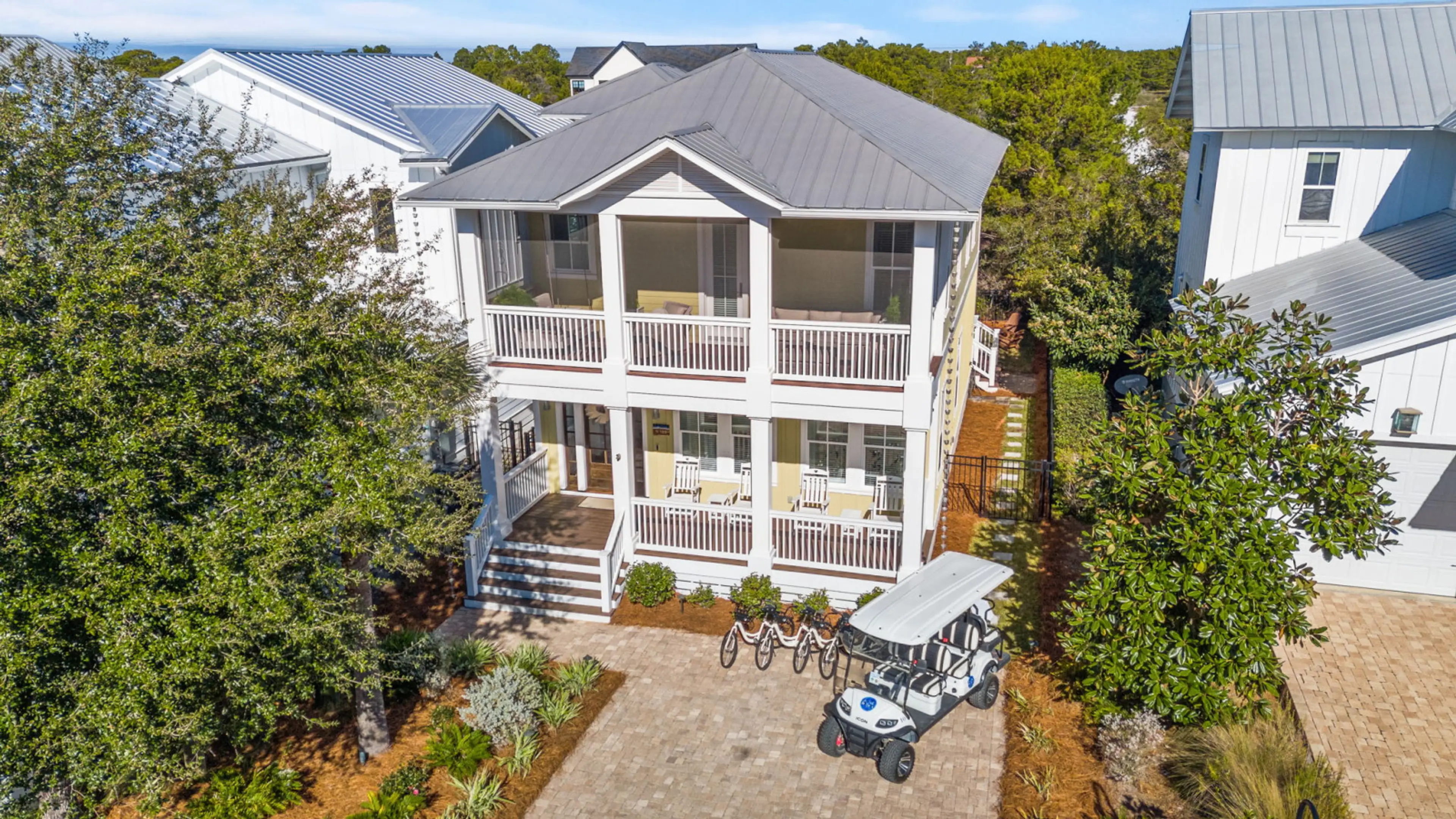 Spacious porches offer room for everyone to relax and soak in the sun