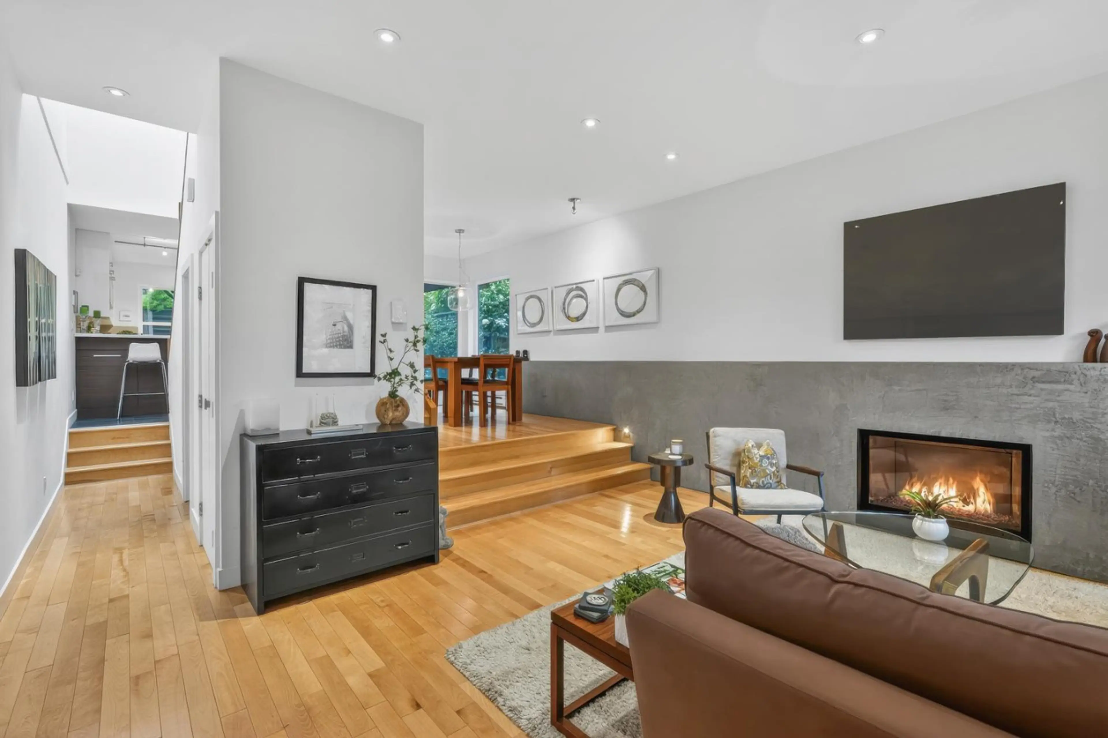 Entance opened to the living room