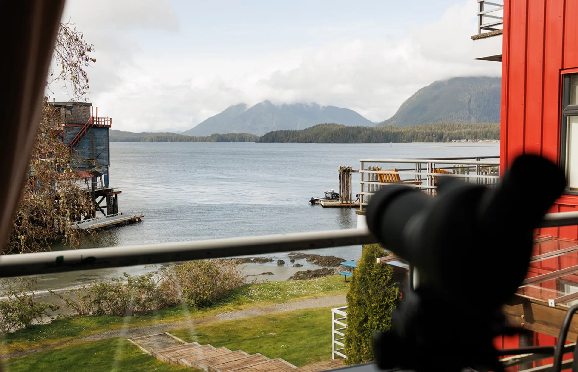Ocean and mountain view from your deck