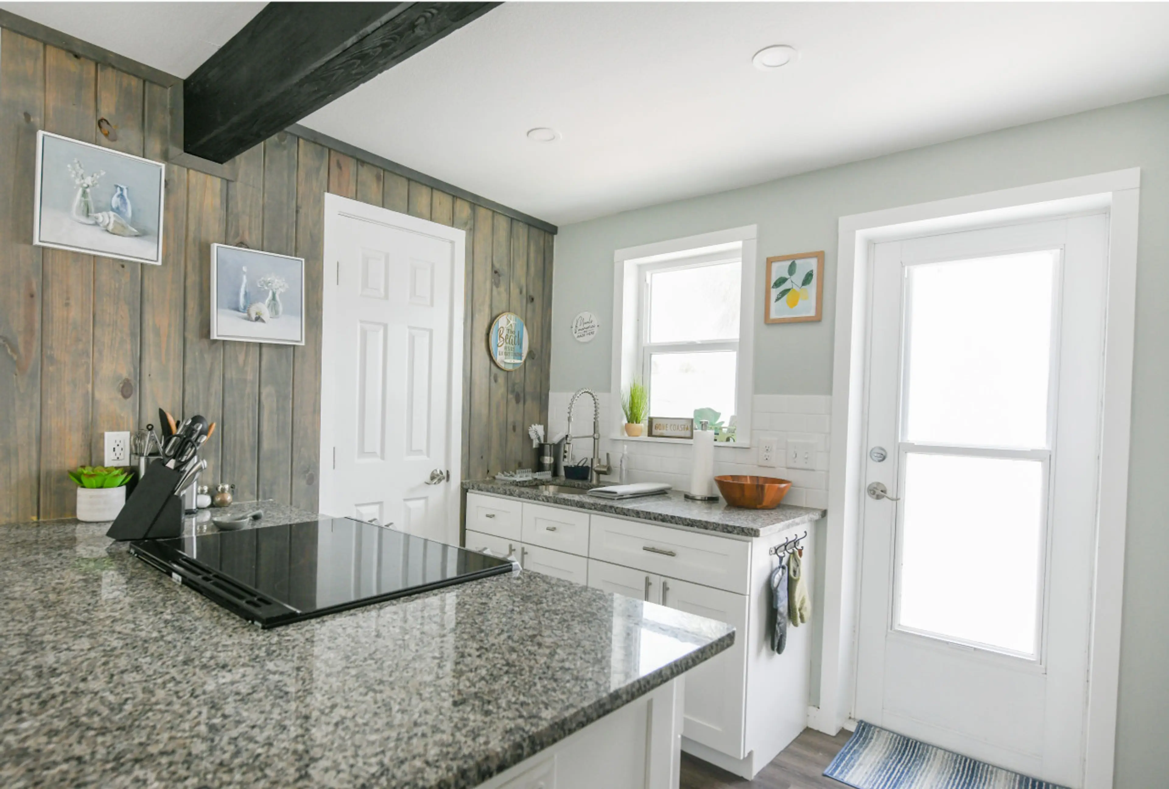 Kitchen - Stovetop, Sink, Refrigerator
