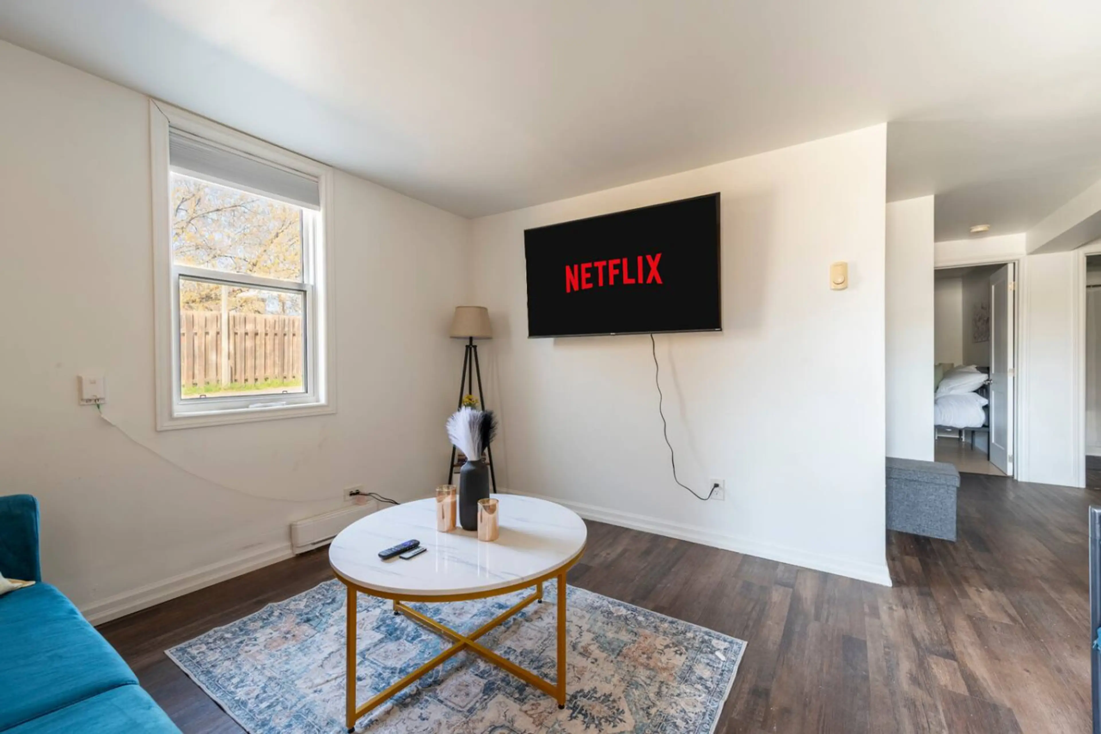 Movie night just got an upgrade! Settle in, grab some popcorn, and enjoy your favorite shows on the large smart TV with complimentary Netflix. It's the perfect cozy spot to relax after a day of exploring. Unwind and binge-watch.
