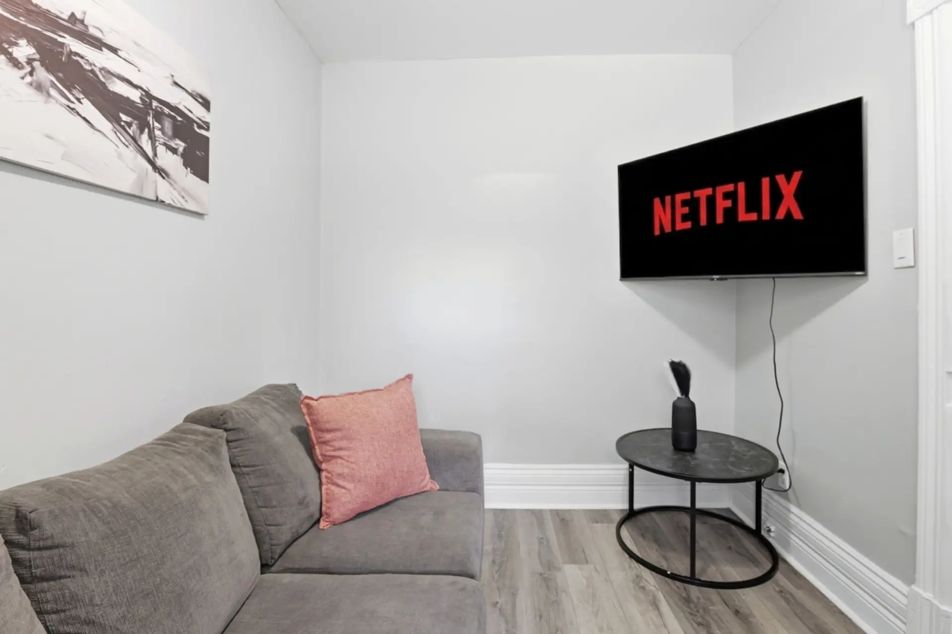 Sink into pure relaxation after a long day of exploring. Your ultimate movie night or binge-watching session is just a click away in this private, comfy corner. Sit back, unwind, and feel right at home here.